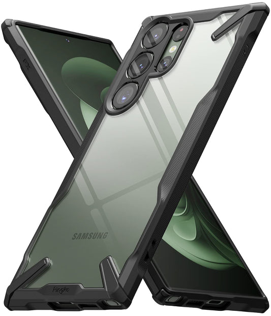 Funda Protectora Resistente Ringke Fusion-X Negra Compatible Samsung Galaxy S23 Ultra 5G