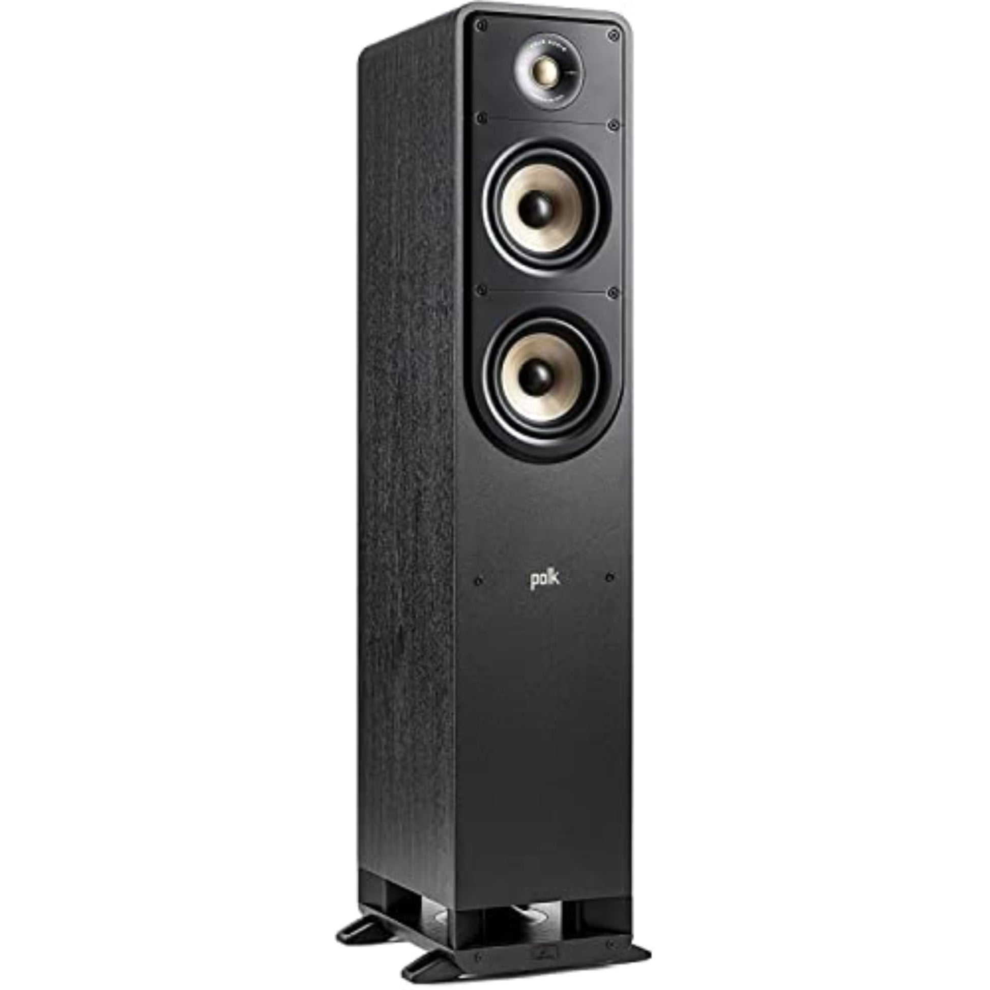 Polk Audio, Signature Elite ES35 Slim Center Channel Speaker - Hi-Res Audio Certified, Dolby Atmos DTS:X Compatible, 1" Tweeter (6) 3" Woofers, Dual Power Port for Effortless Bass, Stunning Black