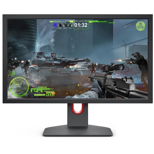 BenQ Zowie XL2411K - Monitor para juegos (24 pulgadas, 144 Hz, 1080P, base más pequeña, soporte ergonómico, ajuste XL para compartir, menú rápido personalizable, DyAc, 120 Hz, compatible para PS5 y Xbox series X