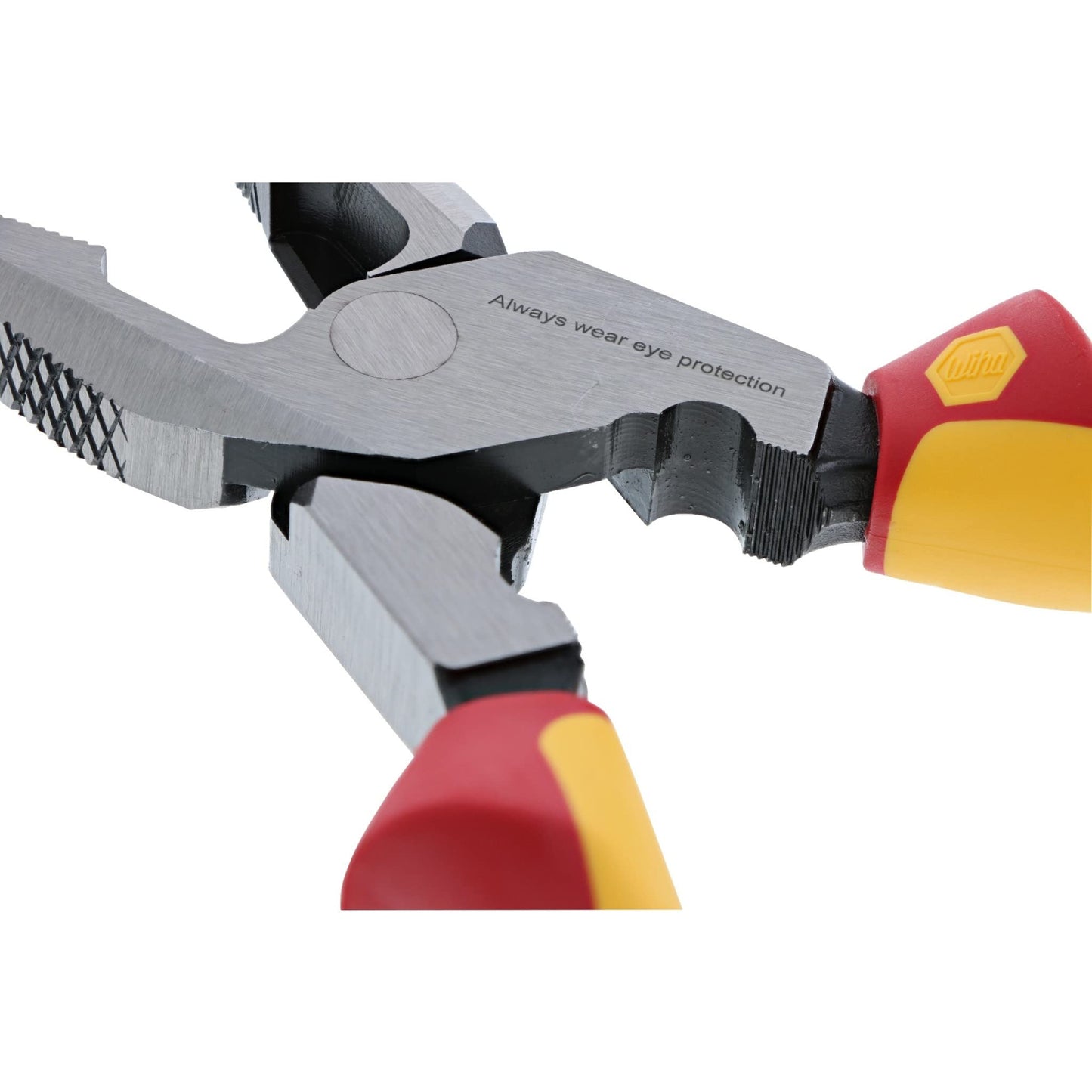 Alicates de Liniero Wiha Rojo con Crimpadoras de 9.5 Pulgadas