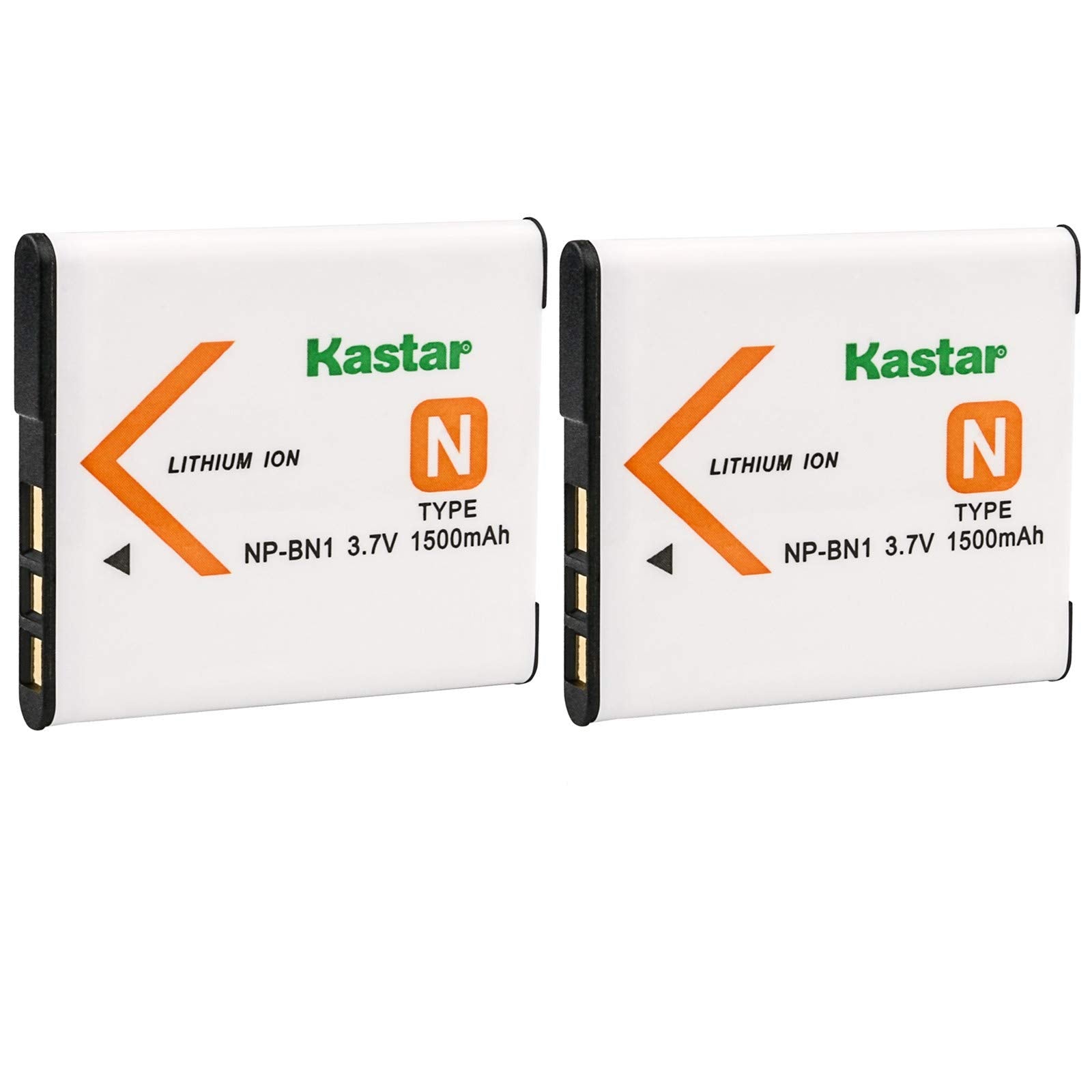 Kastar Batería (3-Pack) para Sony NP-BN1 & Cyber-shot DSC-QX10 DSC-QX30 DSC-QX100 DSC-TF1 DSC-TX10 DSC-TX20 DSC-TX30 DSC-W530 DSC-W570 DSC-W650 DSC-W800 DSC-W830 DSC-W560 DSC-T99 DSC-TX5 DSC-W320