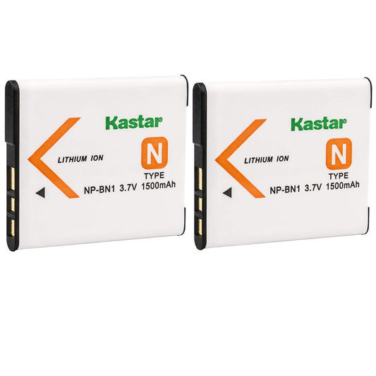 Kastar Batería (3-Pack) para Sony NP-BN1 & Cyber-shot DSC-QX10 DSC-QX30 DSC-QX100 DSC-TF1 DSC-TX10 DSC-TX20 DSC-TX30 DSC-W530 DSC-W570 DSC-W650 DSC-W800 DSC-W830 DSC-W560 DSC-T99 DSC-TX5 DSC-W320