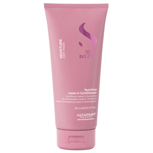 Acondicionador sin Sulfato Alfaparf Milano Semi Di Lino Moisture Nutritive para Salón Profesional - Protege el Color y Nutre el Cabello