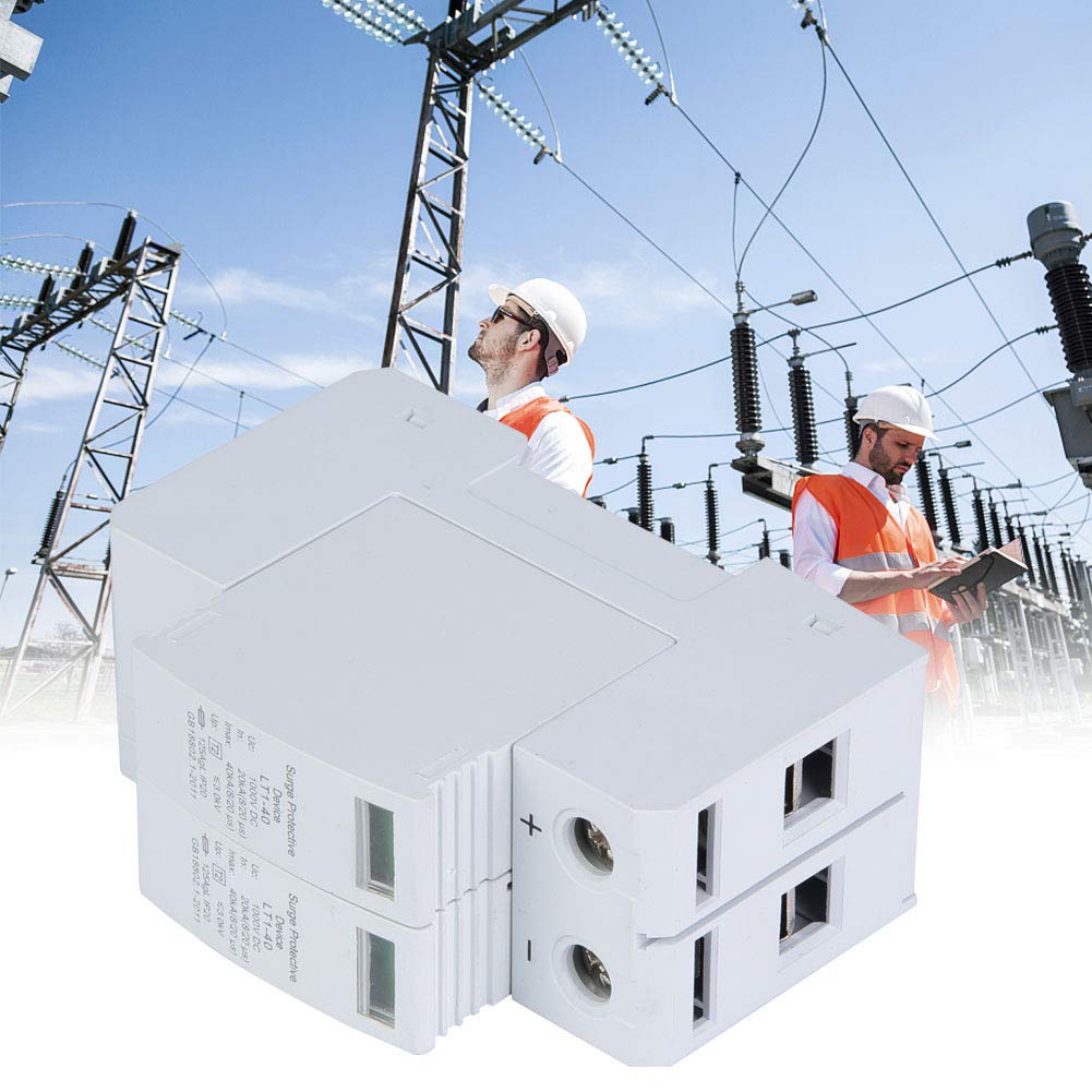 Dispositivo de Protección Contra Sobretensiones 2P DC Fotovoltaico 3.0KV Pararrayo Bajo Voltaje