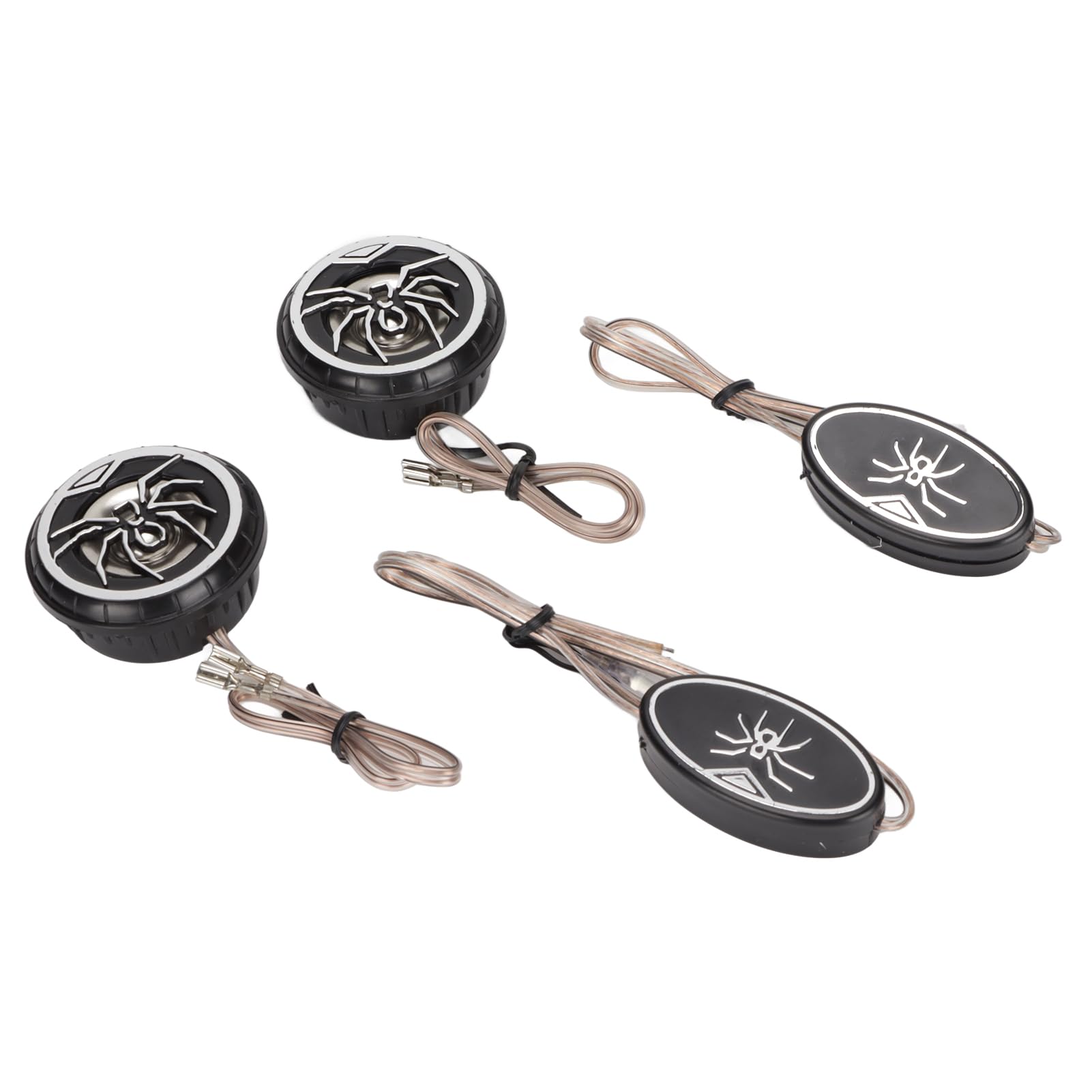 ciciglow Par de Tweeters de Cúpula para Automóvil de 12 V, Altavoz Estéreo Profesional de Alta Fidelidad para Vehículos de 150 W, Altavoz Coaxial para Automóvil, Salida de Alta
