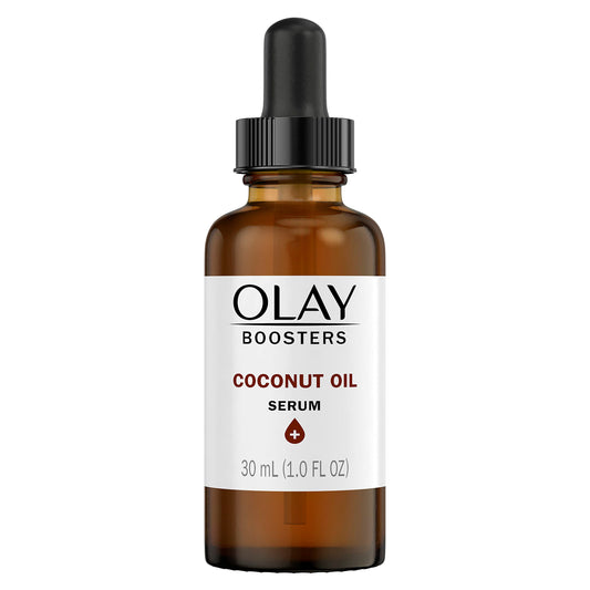Olay New Coconut Oil Serum, Nourishing Antioxidant Booster, Fragrance-Free, 1.0 Oz