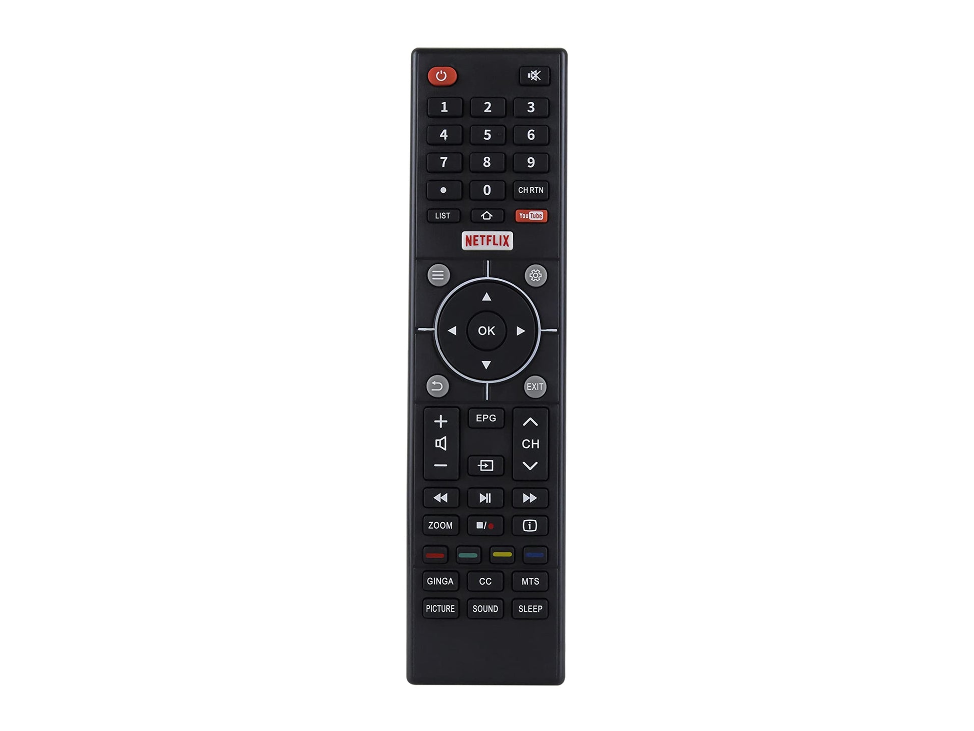 Control para ATVIO Smart TV Modelo UDL55MK662 4k Netflix Youtube Pantalla, VIOS, HARMONTEC