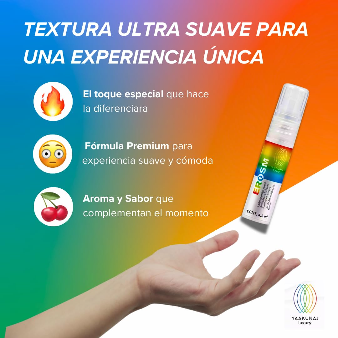 Lubricante Anal Yaakunaj Cereza Erosm Yaakunaj Luxury Pride 4.5ml