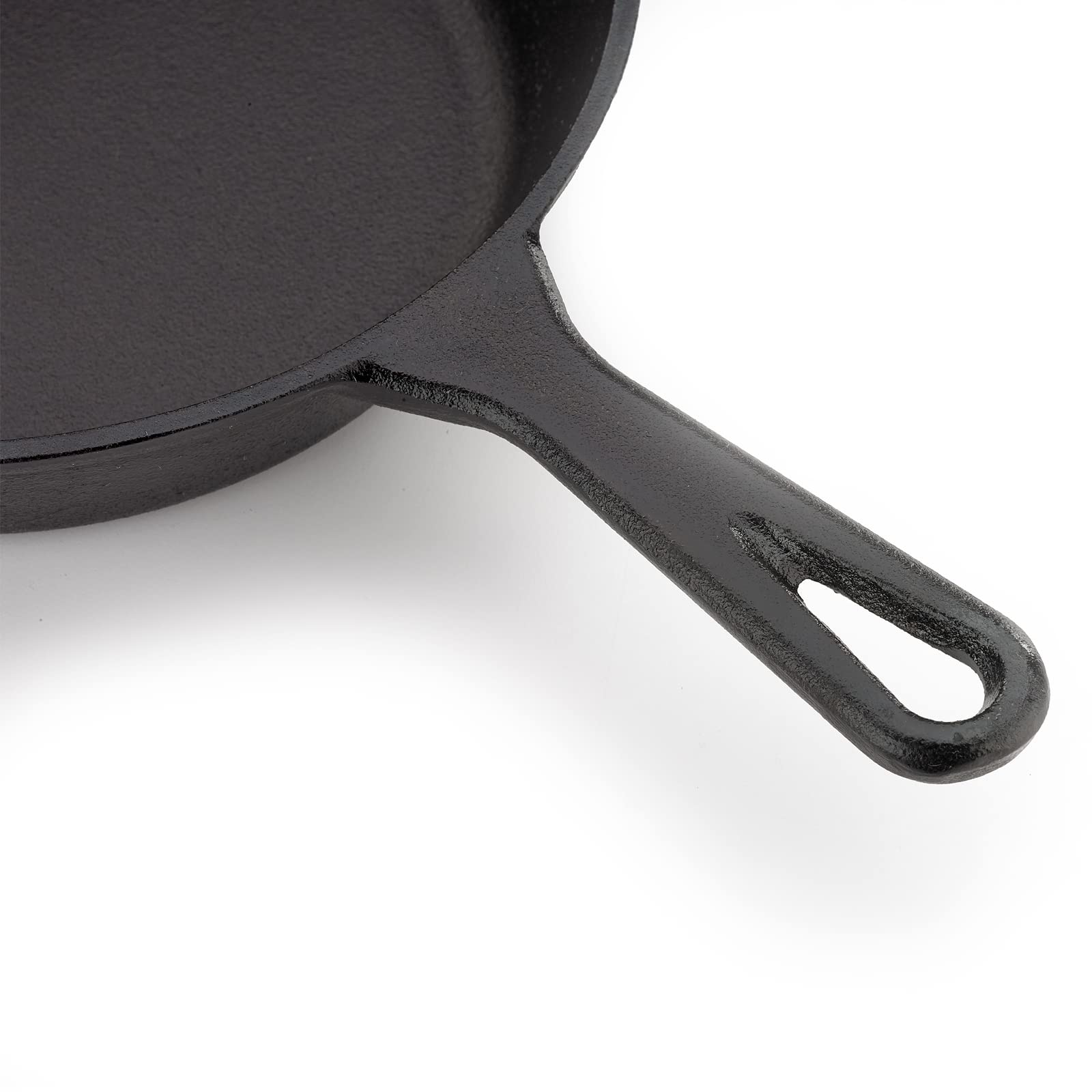 Sartén de Hierro Fundido Mercer Culinary Negro Presazonada 8 Pulgadas