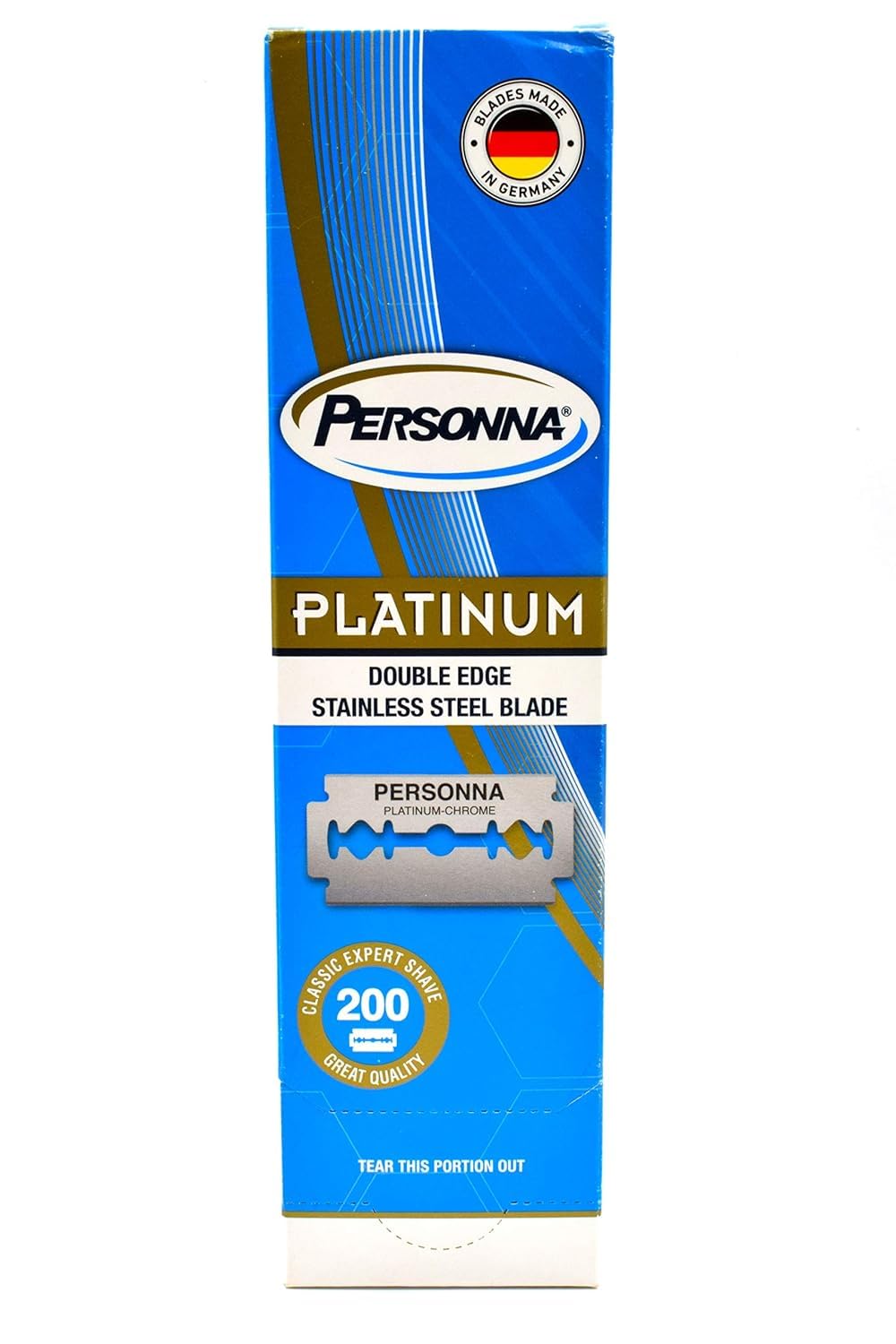 200 cuchillas de afeitar Personna Platinum