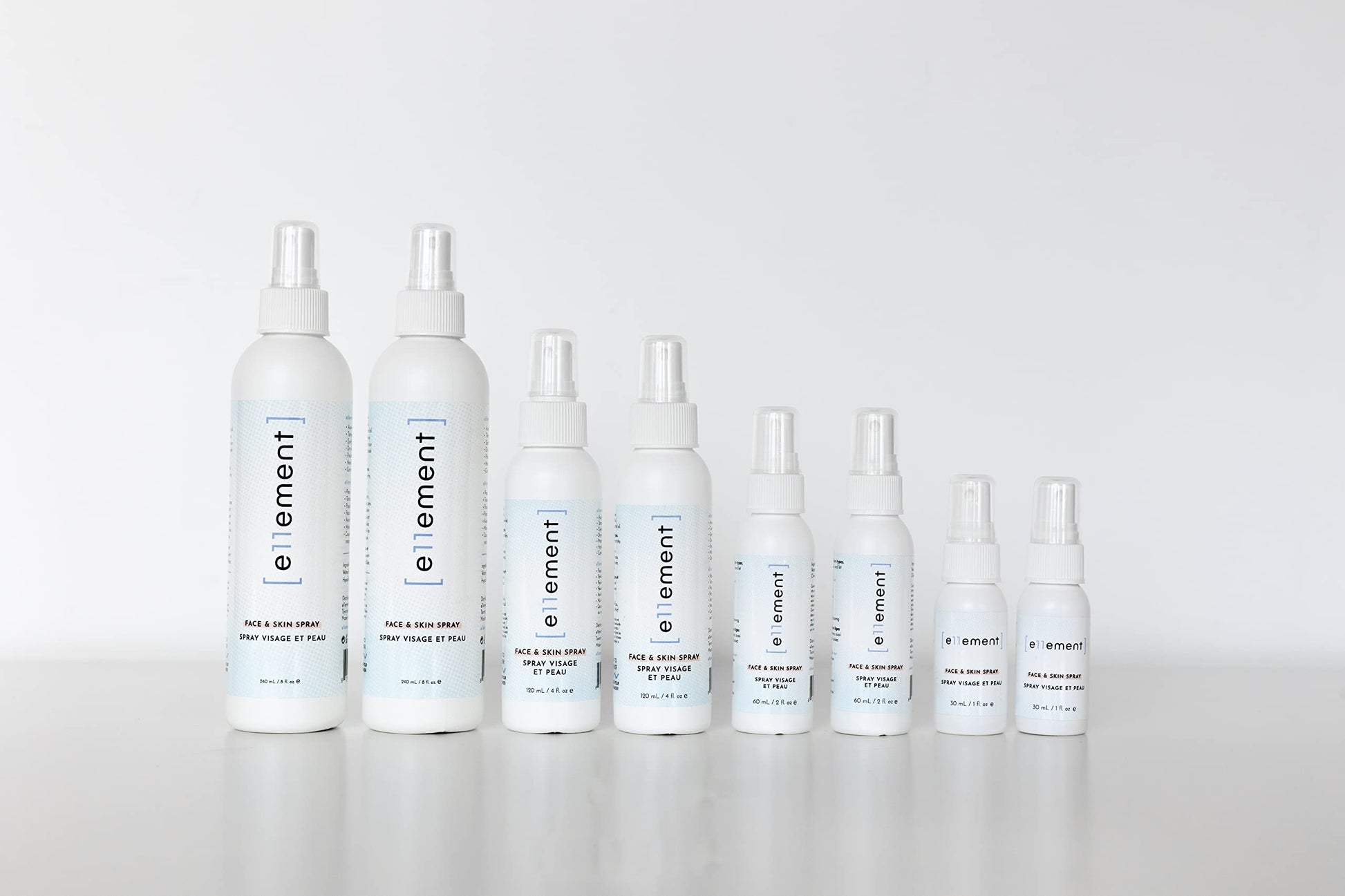 e11ement - Ácido hipocloroso todo natural para la cara y la piel - Seguro para todo tipo de piel, incluyendo piel propensa al acné - Alivia la piel seca irritada del eccema (recambio 1 L)