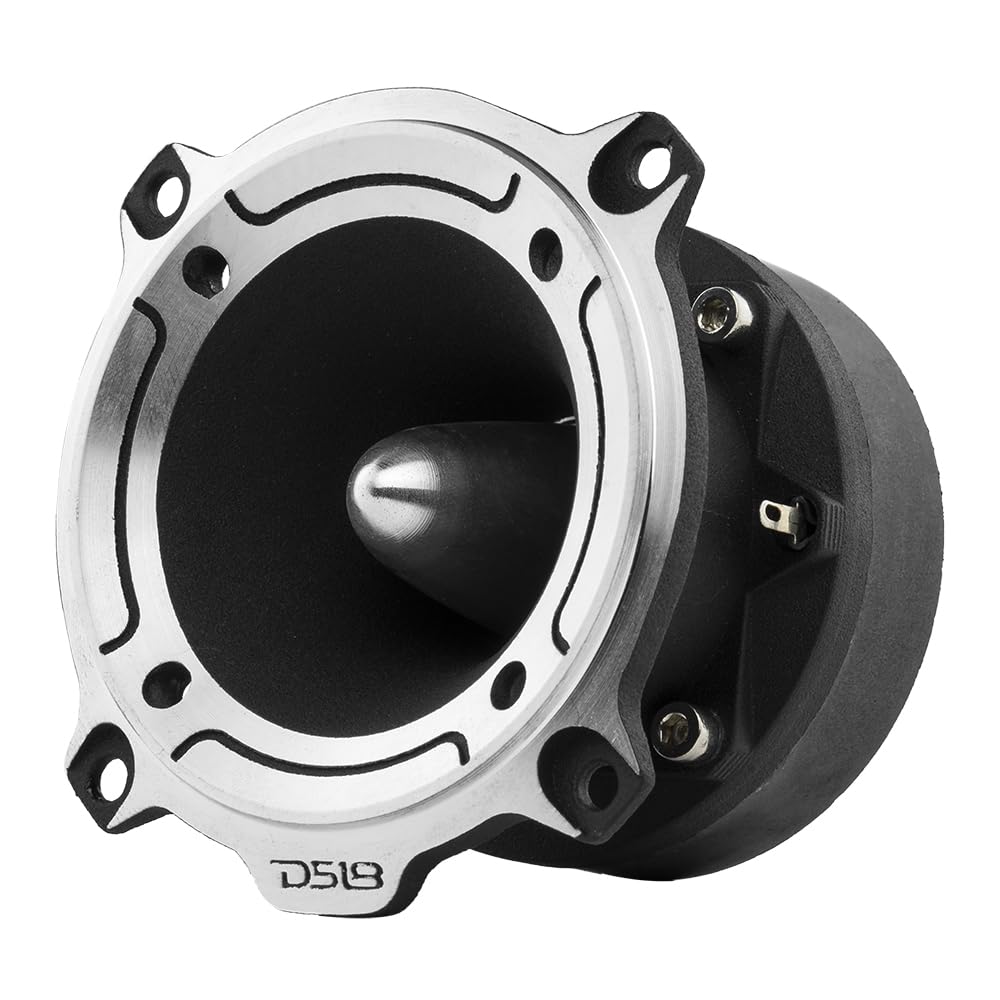DS18 PRO-TW220 - Tweeter de aluminio superbala de 1" 350W máx. 225W RMS con crossover incorporado (2 altavoces incluidos) (renovado)