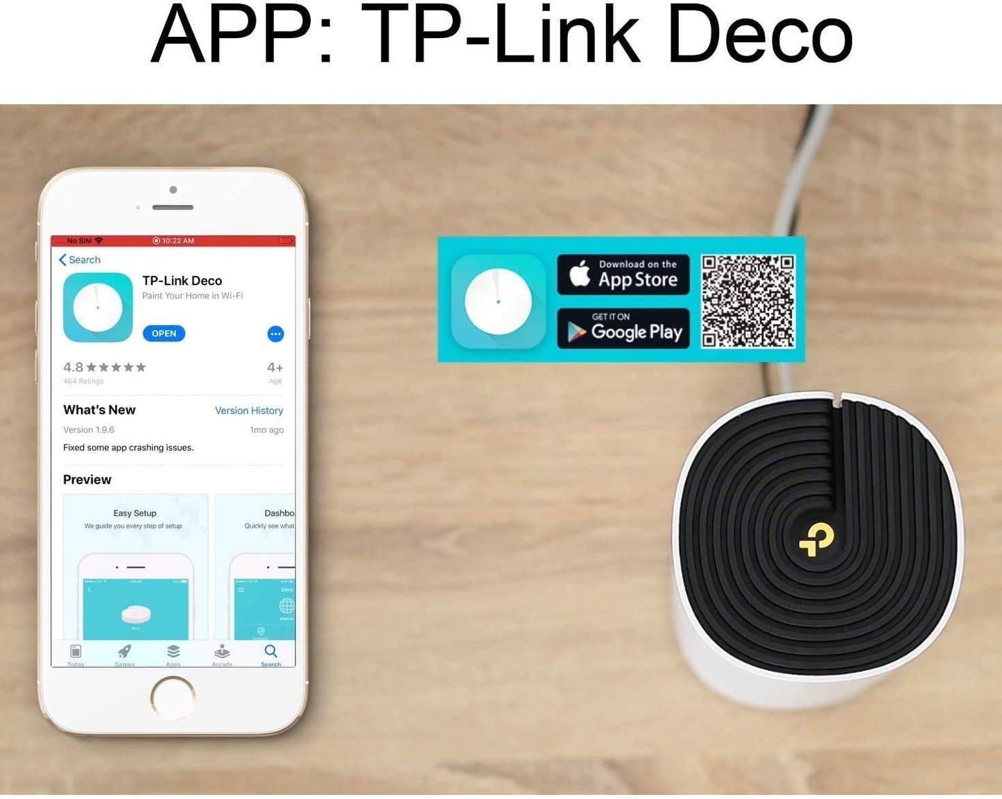 Sistema de Wi-Fi TP-Link Deco E4 Ac1200 en Malla para Toda la Casa