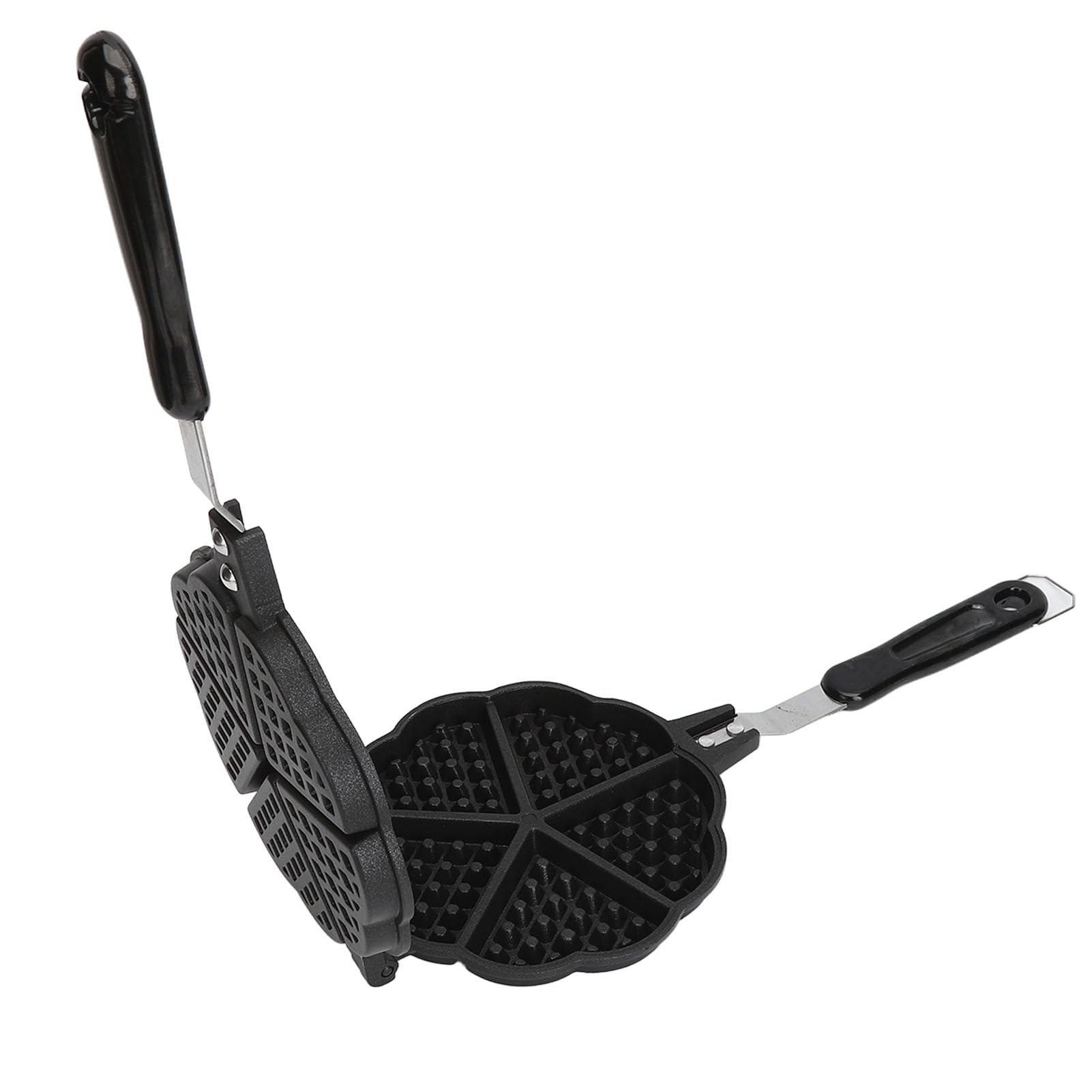 Máquina para Hacer Gofres con Sartén, 5,9 Pulgadas, Perfecta para Gofres Tostadores de Sándwich, Mini Planchas para Gofres Antiadherentes de Doble Cara para un Desayuno sin