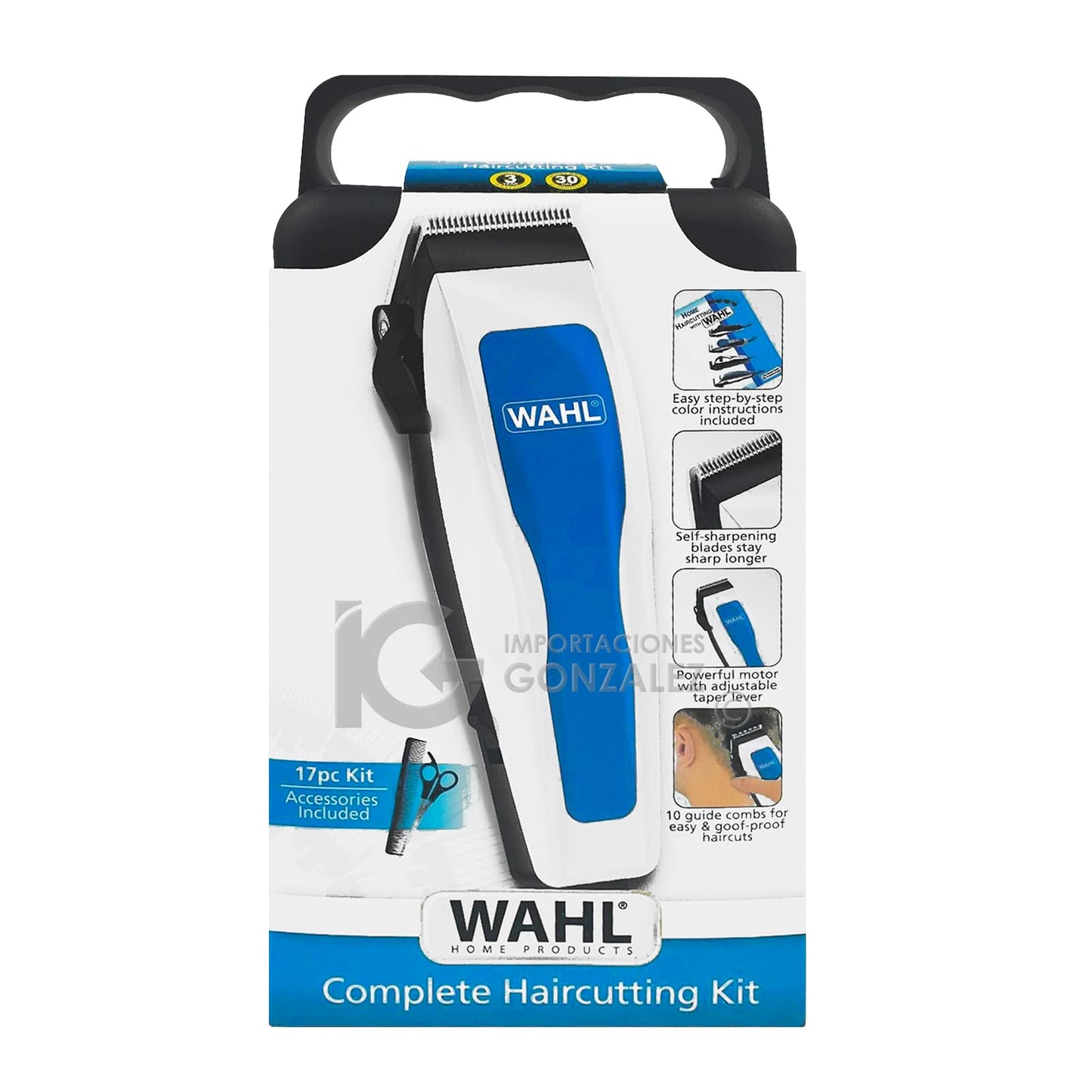 Wahl Maquina Wahl Para Cortar Cabello Y Barba Kit Completo 17 Piezas