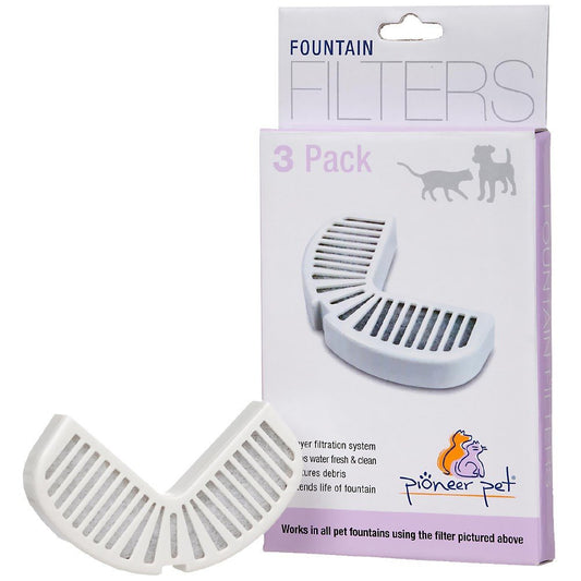 Filtros de Repuesto Pioneer Pet para Fuentes de Cerámica e Inoxidable, Paquete de 3