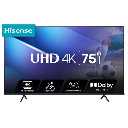 Hisense Televisor de 75" Pulgadas Clase 4K Ultra HD LED LCD Roku Smart TV HDR R6 Series - 75R6E5