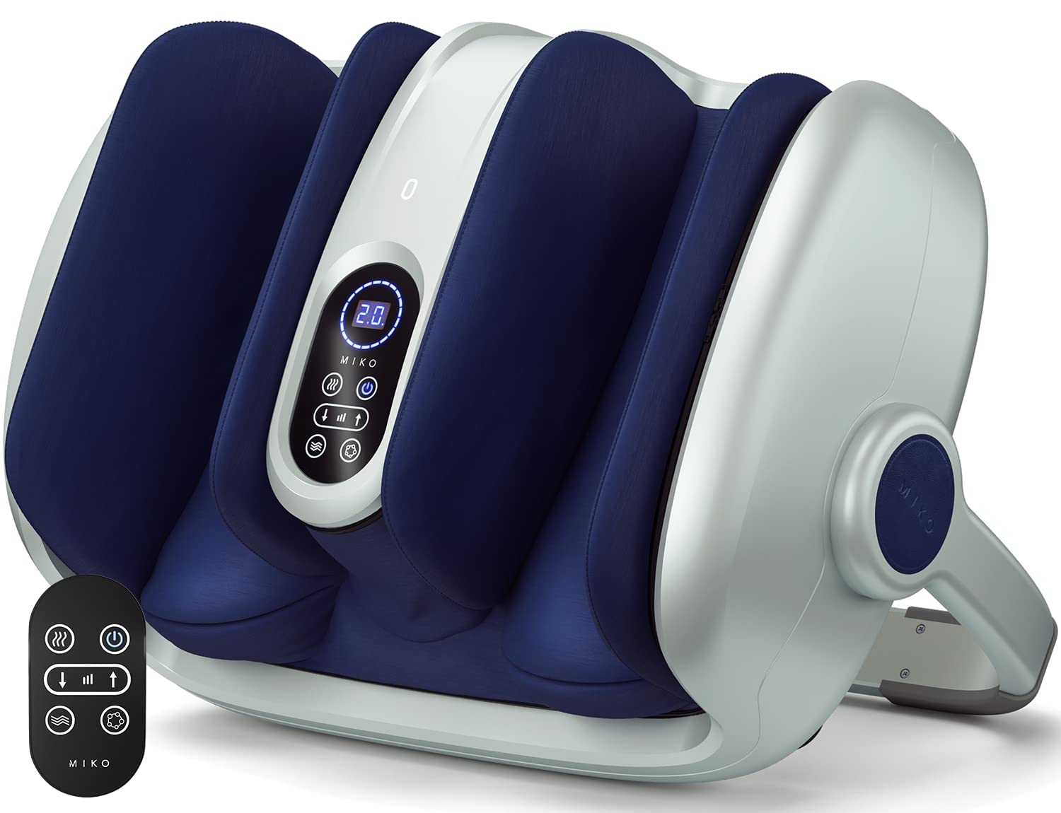 Masajeador de Pies Miko Shiatsu Gris con Amasado Profundo y Terapia de Calor para Mejorar Circulación