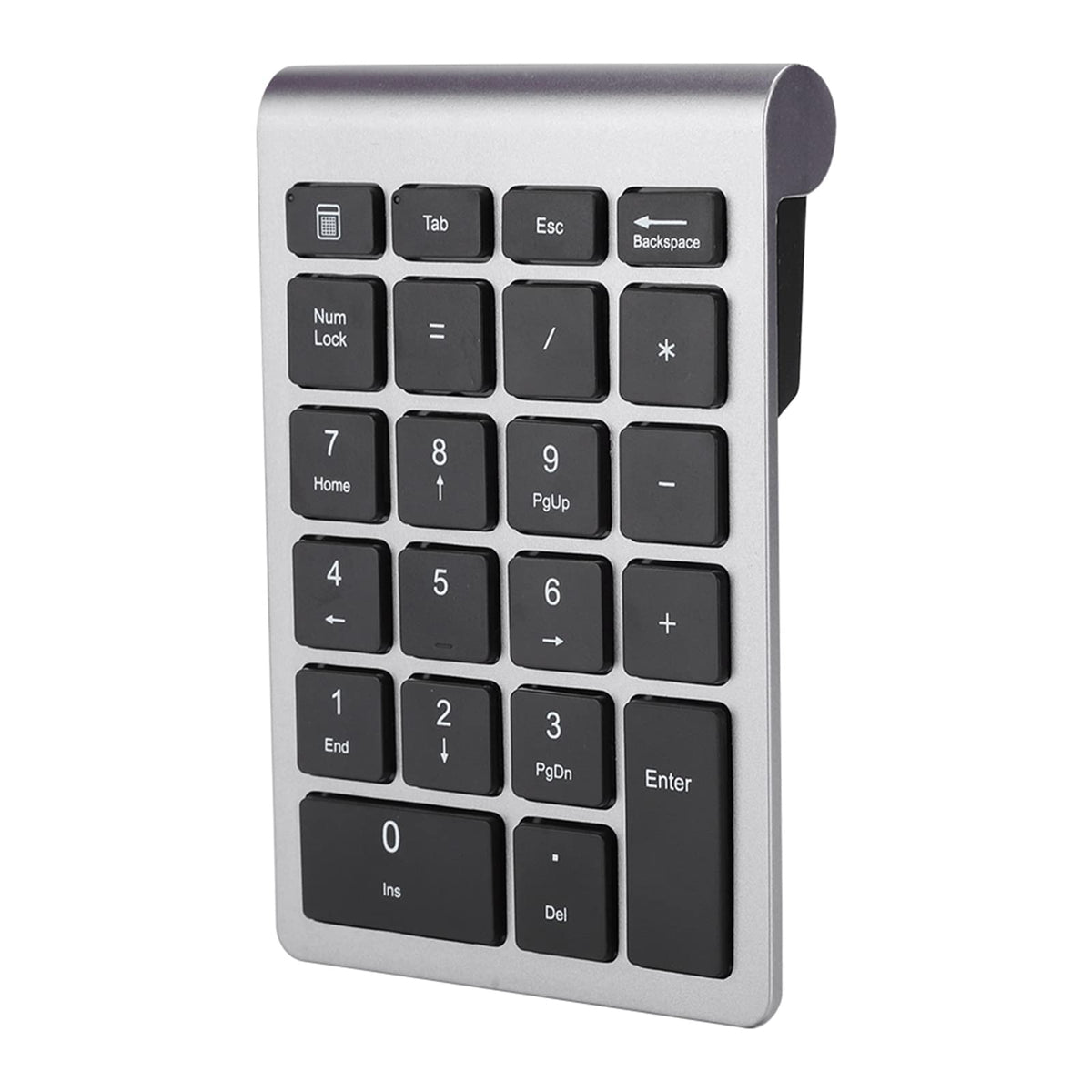 Teclado Numérico Inalámbrico Ergonómico Gris Hierro 22 Teclas para PC iOS OS Laptop