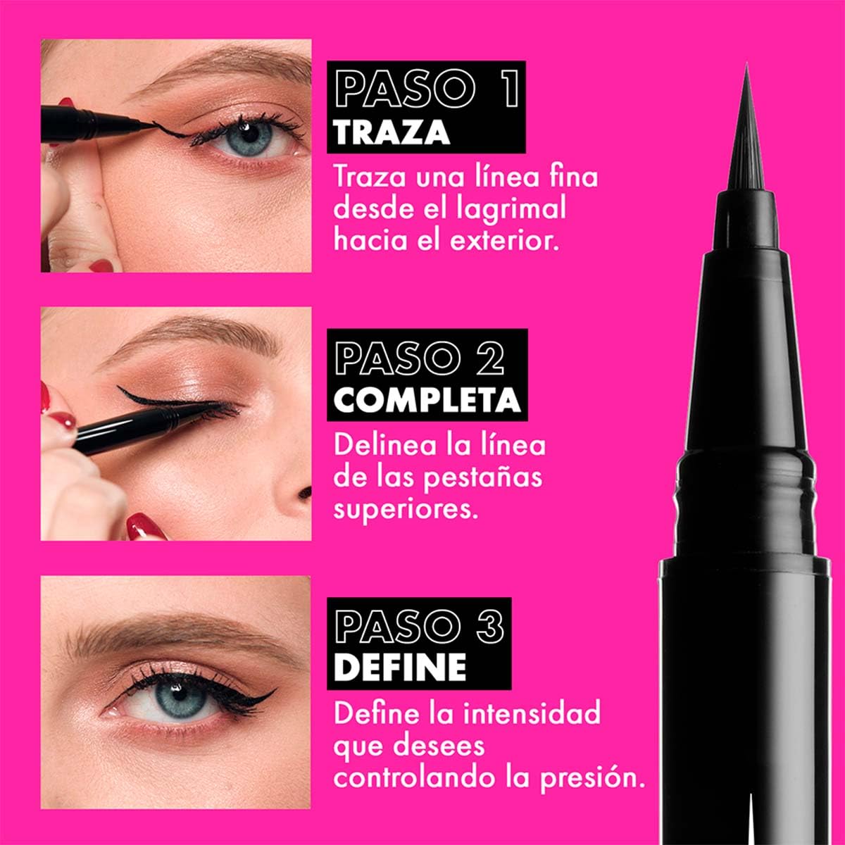 Delineador de Ojos NYX Professional Epic Ink Negro 1 ml