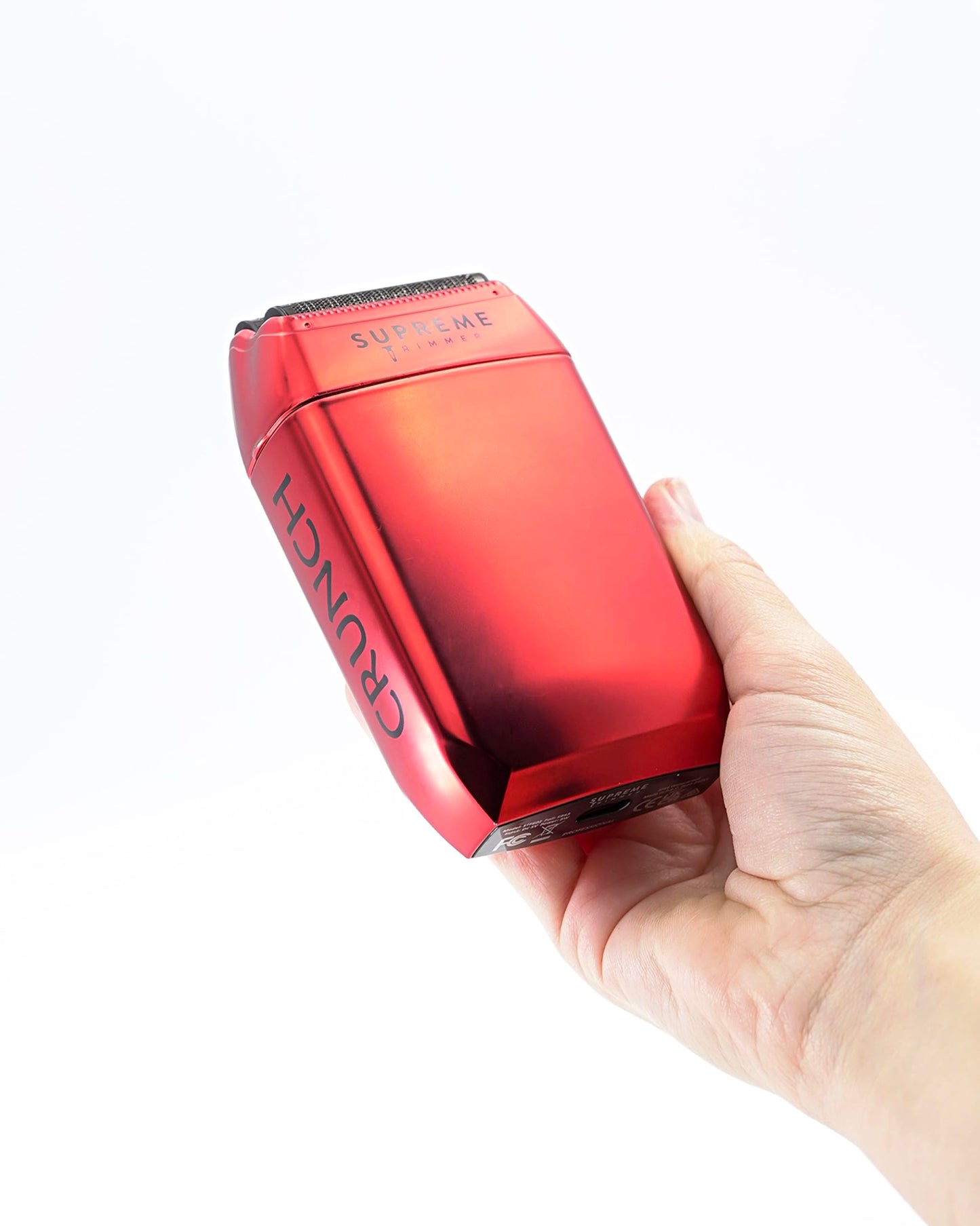 Supreme Trimmer Crunch STF602 - Afeitadora de doble lámina impermeable para hombres | 150 minutos de tiempo de funcionamiento, maquinilla de afeitar eléctrica sin cuerda y con cable, láminas