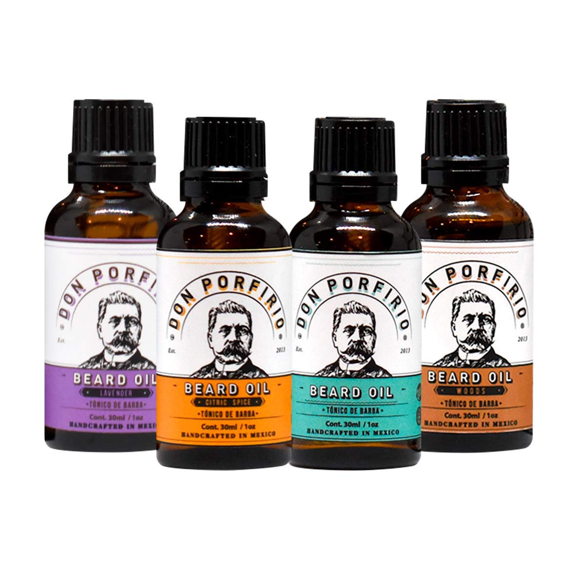DON PORFIRIO - Tónico Para el cuidado de Barba y Bigote Aroma a Cítricos Cont. 30 ml