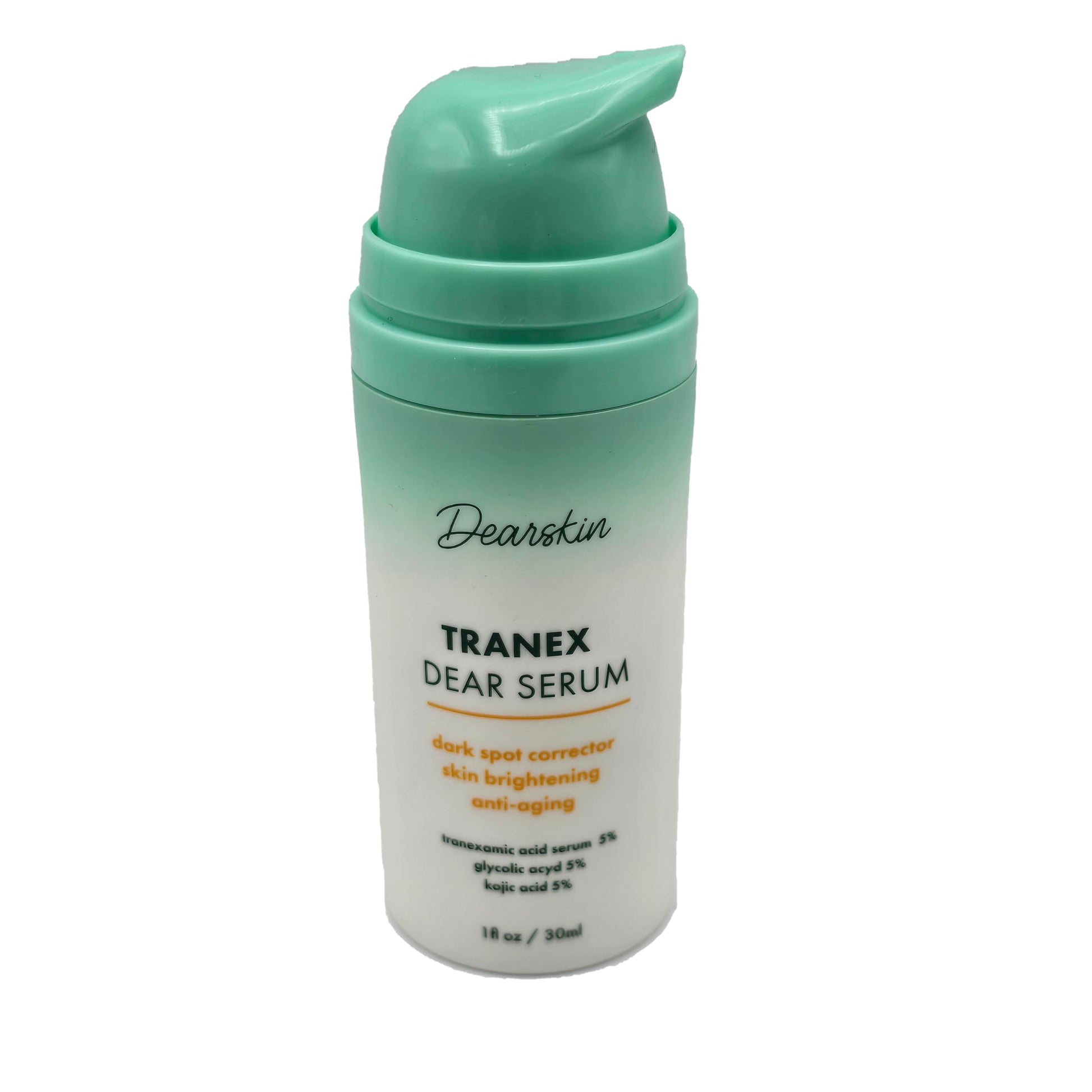 Serum de Ácido Tranexámico y Ácido Kójico para Manchas Oscuras. Tratamiento Antimanchas Facial con Vitamina C y Ácido Hialurónico. Fórmula Antiedad. 2 Unidades.