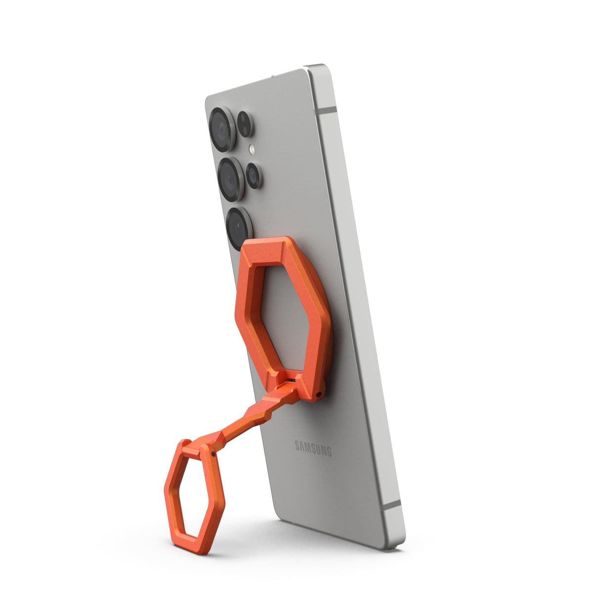 Soporte Magnético para Teléfono Urban Armor Gear Naranja Quemado Compatible con MagSafe y Agarre de Metal Extraíble