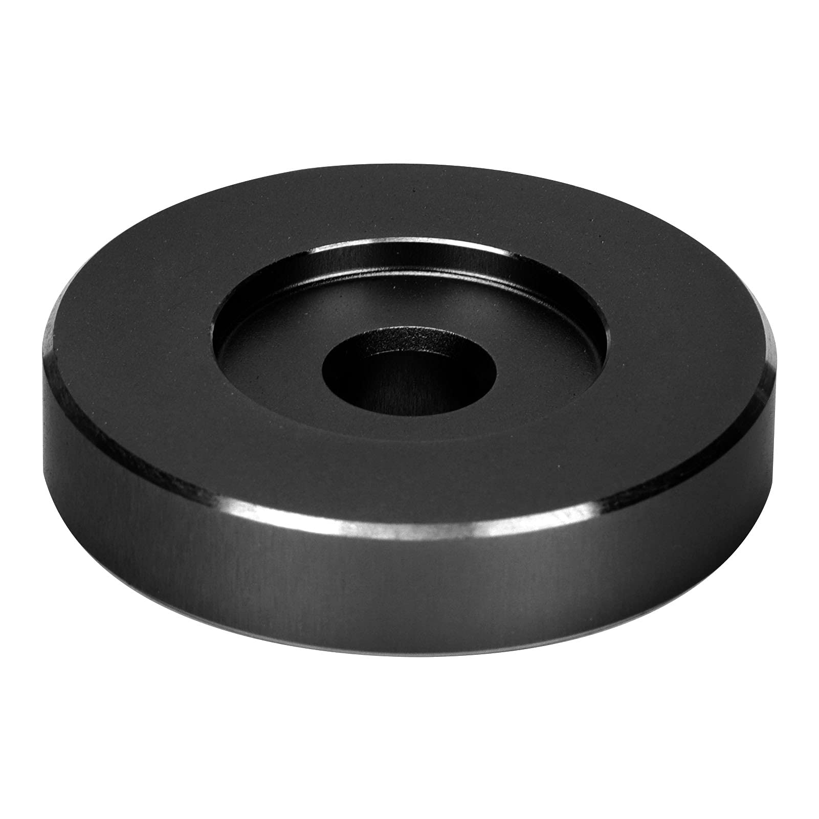 Adaptador para Tocadiscos de Aluminio Plateado Dorado Negro para Discos de Vinilo de 45 RPM