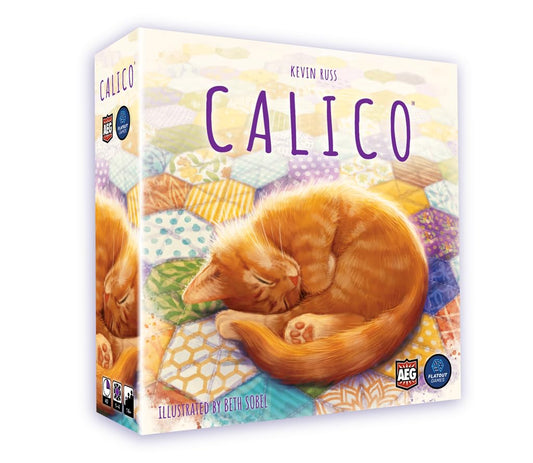AEG | Calico - Juego de Mesa galardonado para Toda la Familia | Estrategia, Gatos, acolchado | 1-4 jugadores | A Partir de 10 años