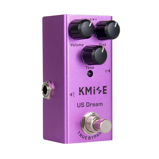 lotmusic Pedal de efectos de guitarra eléctrica Mini tipo único DC 9V True Bypass (US Dream)