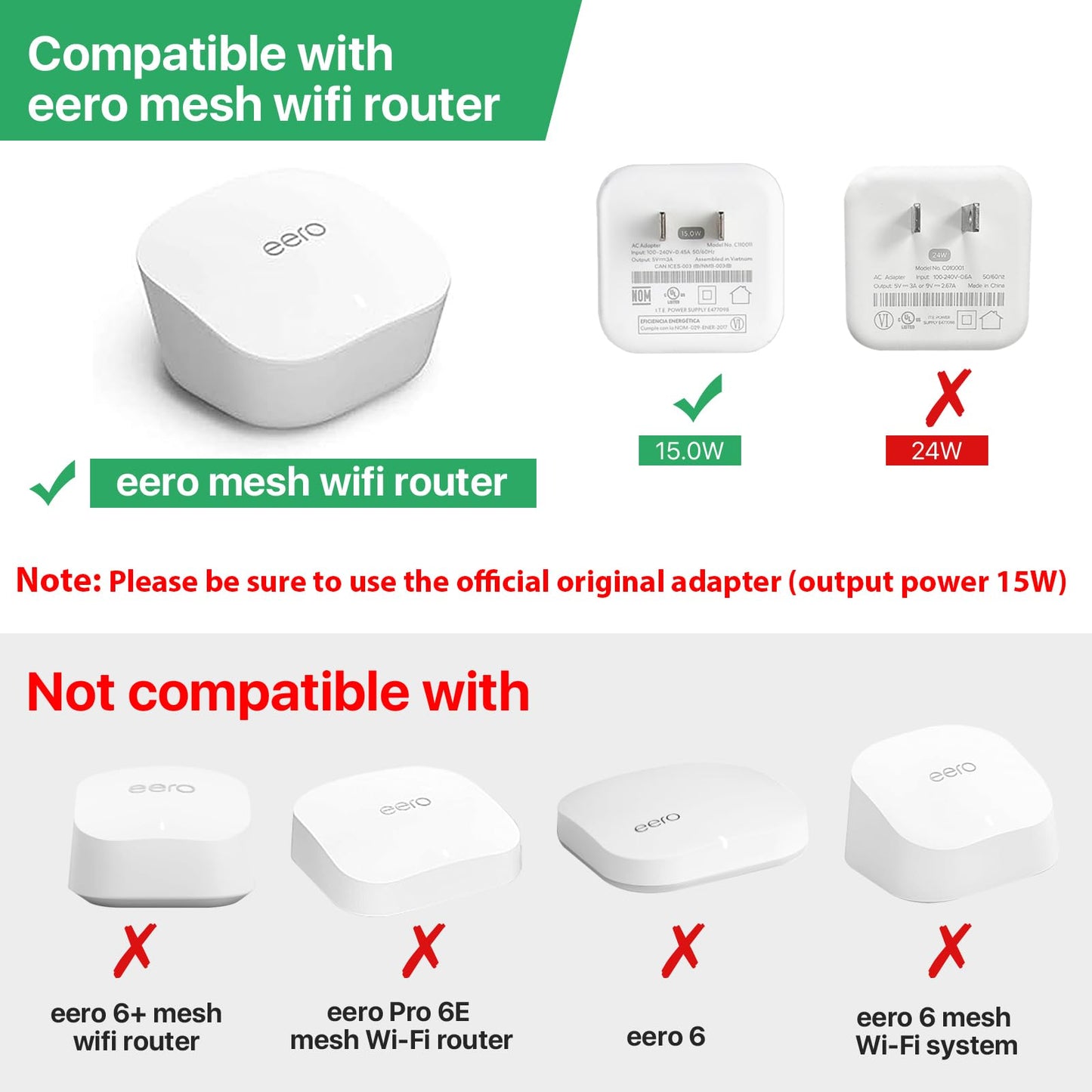 Soporte de Pared eero Blanco para Enrutador WiFi de Malla con Almacenamiento de Cables