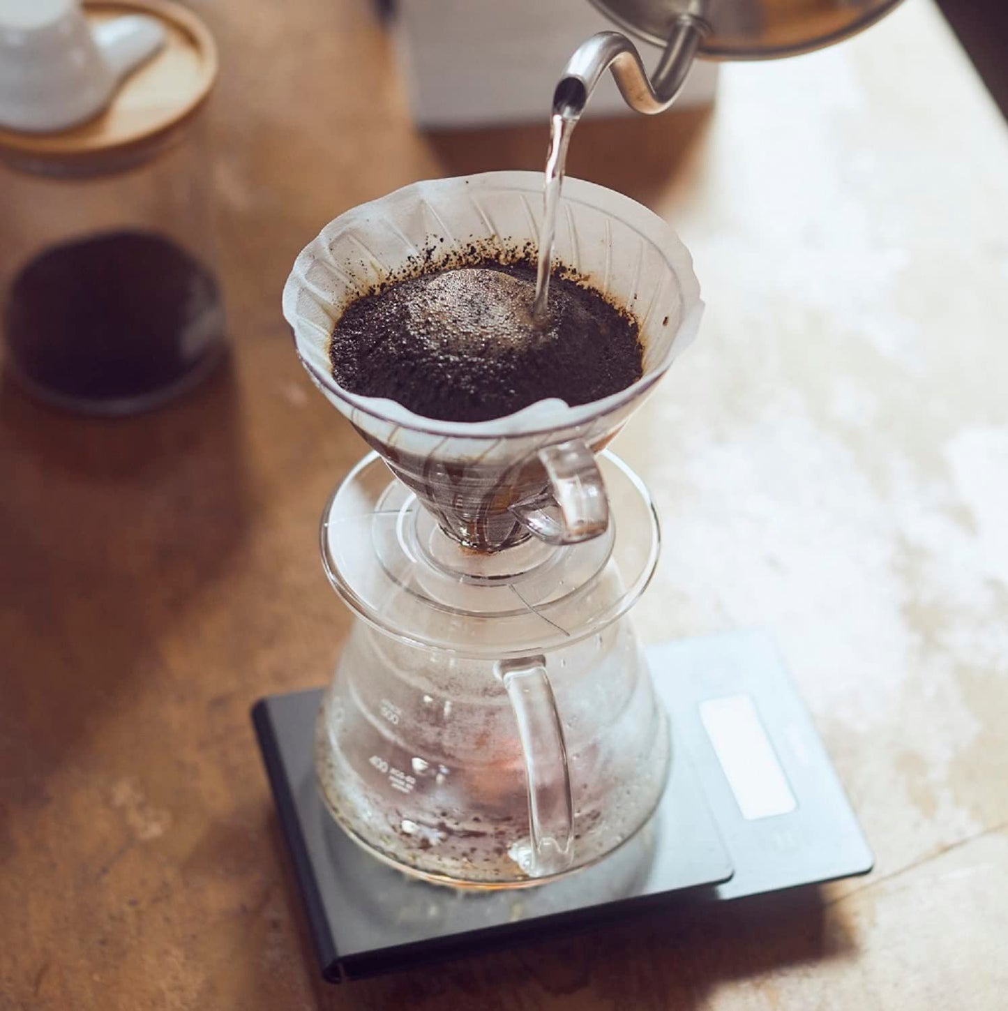 Goteador de Café Hario V60 Transparente Tamaño 03