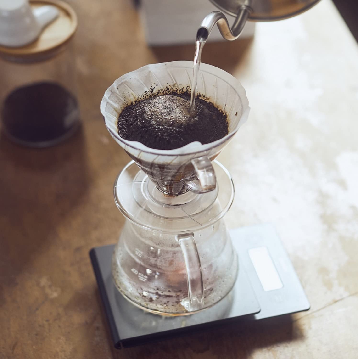 Goteador de Café Hario V60 Transparente Tamaño 03