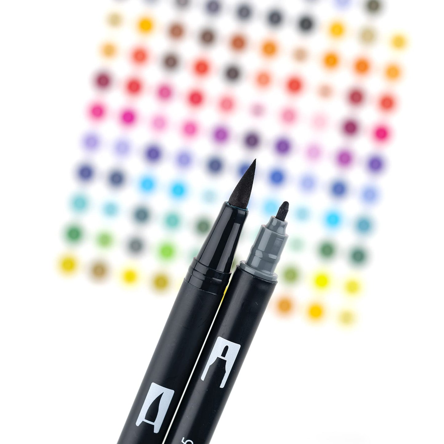 Rotuladores Artísticos Tombow Escala de Grises Doble Pincel Paquete de 10