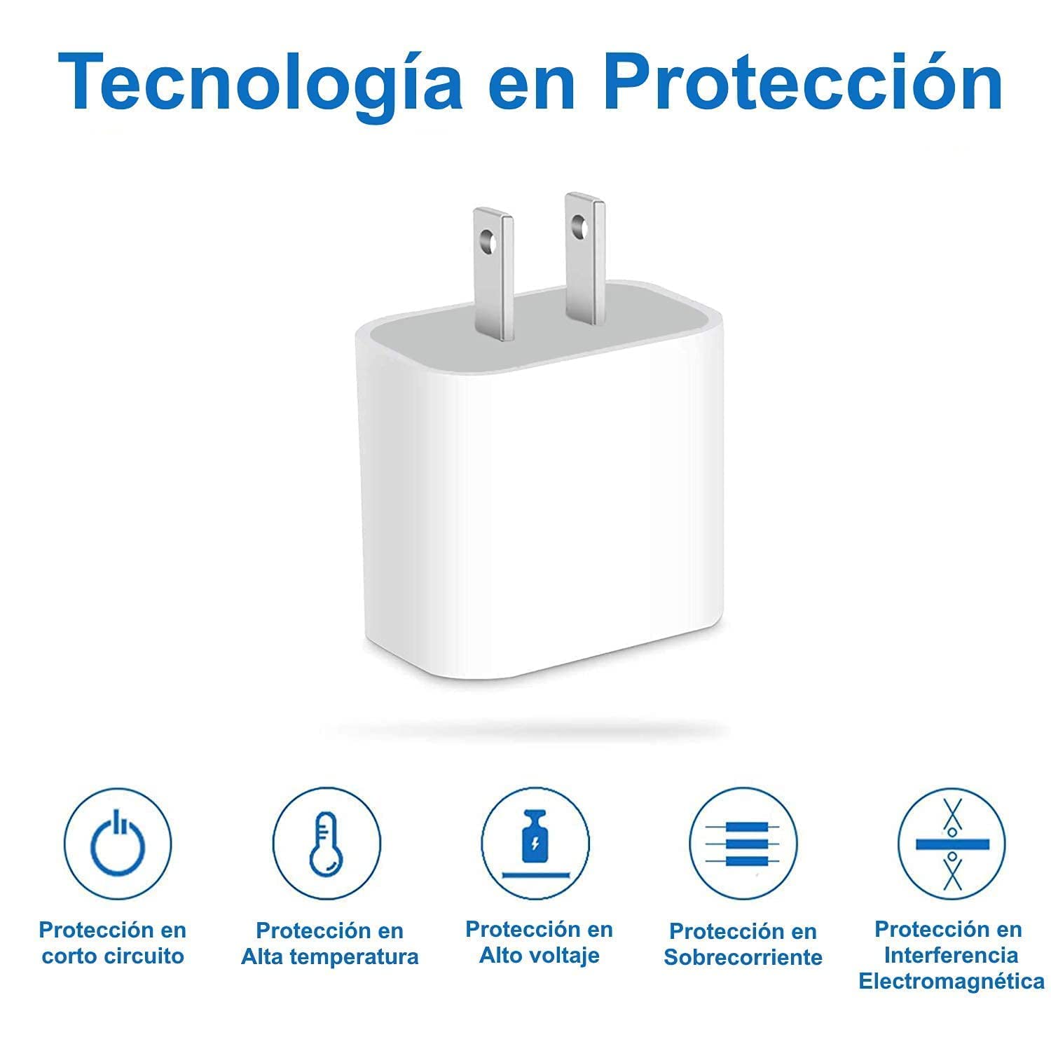 Cargador Tipo C con Cable USB de 1 Metro Carga Convencional - Entrada para Celular Xiaomi Mi A1 A2 Mi 9 Mi 8 Redmi 5 Note 7 8 9, Samsung Galaxy S10 S9 S8 Note, Huawei, ZTE, Andriod, LG, Motorola, Song, Htc, etc (Blanco)