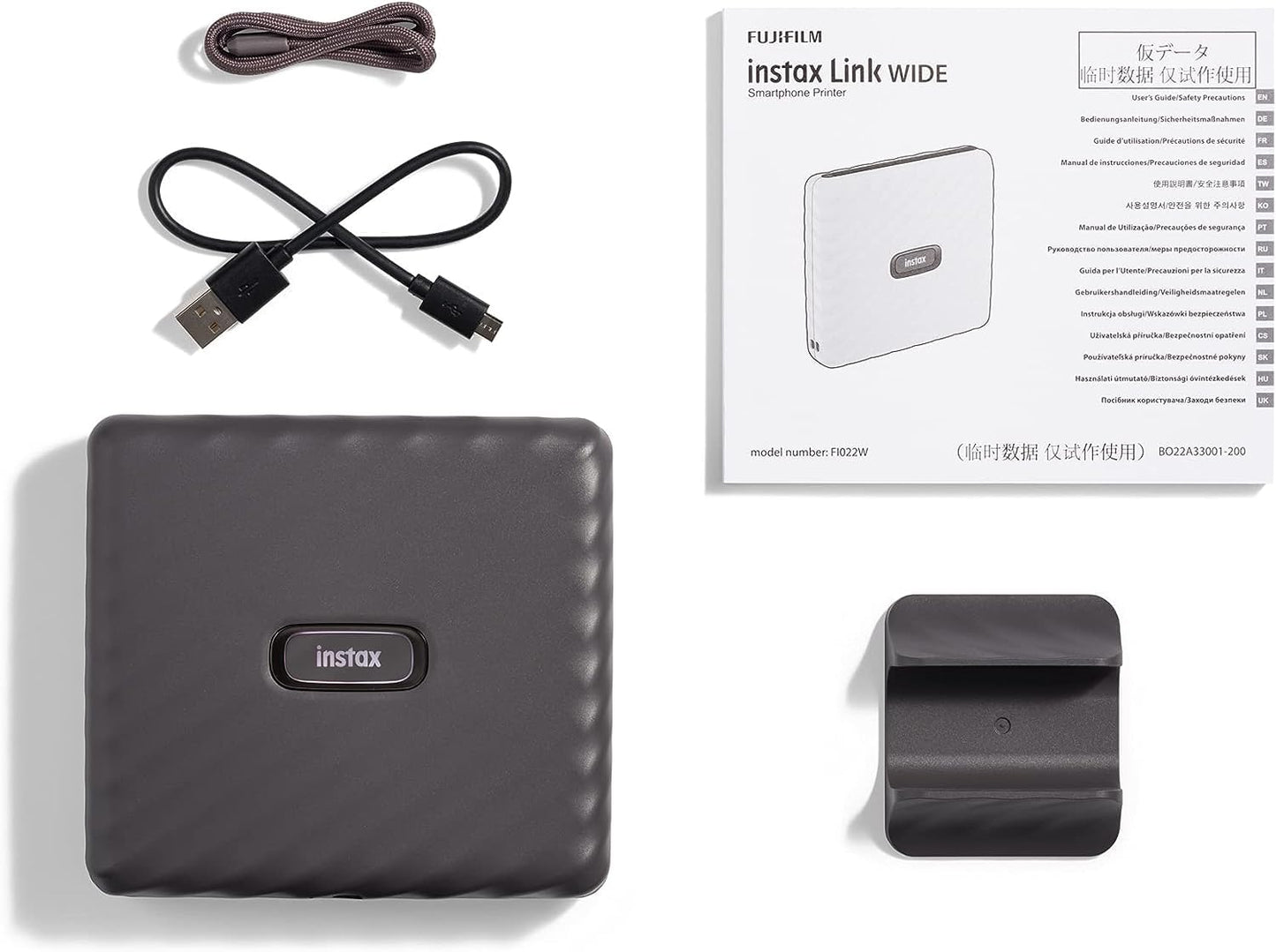 Fujifilm Impresora instax Link Wide Gris