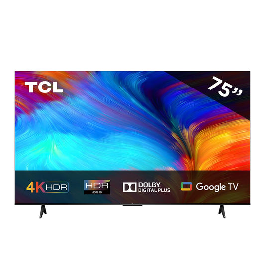 TCL Smart TV Pantalla 75" 75S451G Google TV 4K UHD Ultra HD | HDR 10 | 330 NITS 60 Hz | Dolby Audio Digital + | Compatible con Alexa
