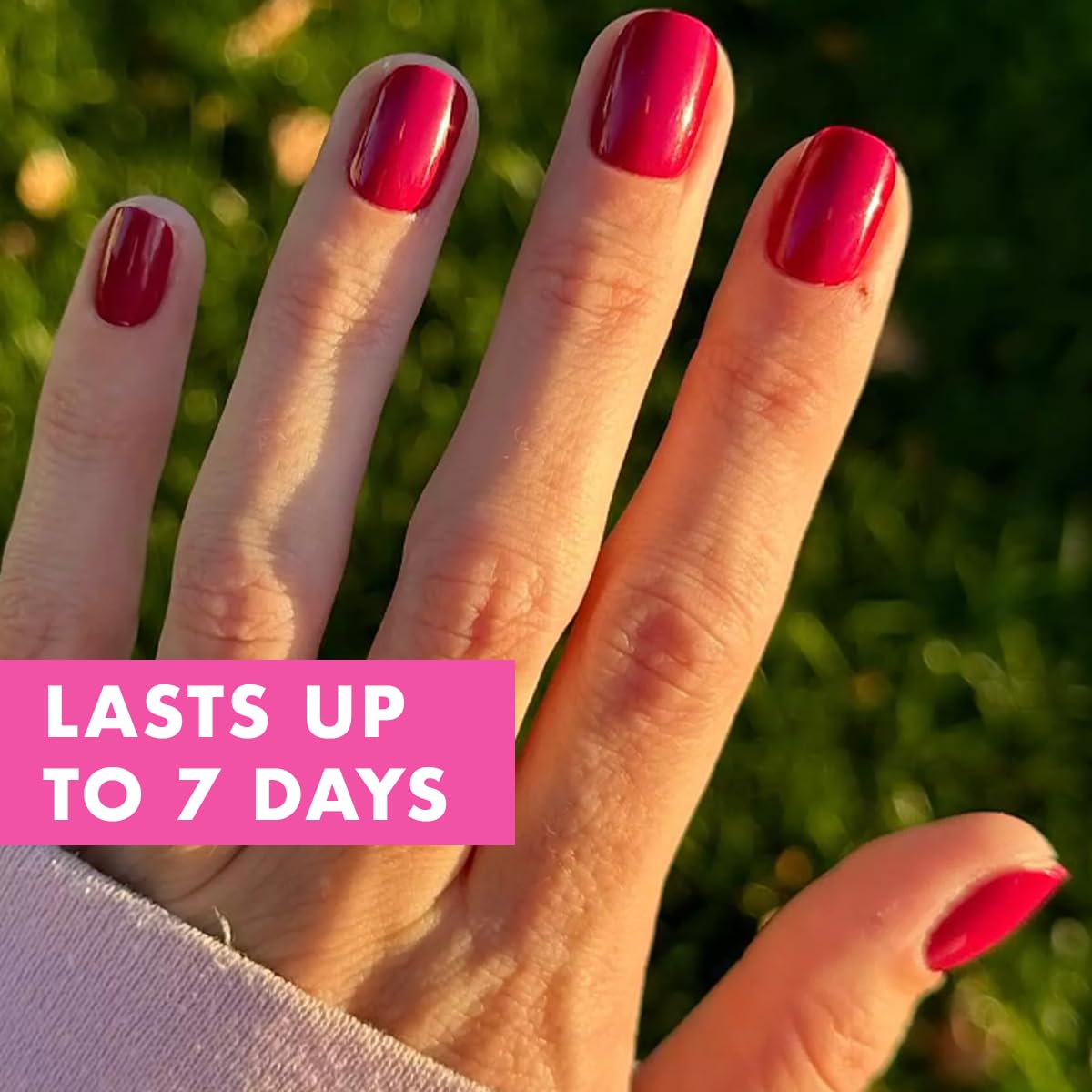 Olive & June Uñas postizas Classic Super Stick Mani | No necesitan pegamento | 32 pestañas, 16 tamaños | Pestañas no tóxicas, fáciles de poner y quitar, no dañan, aspecto realista, duración de 7 días