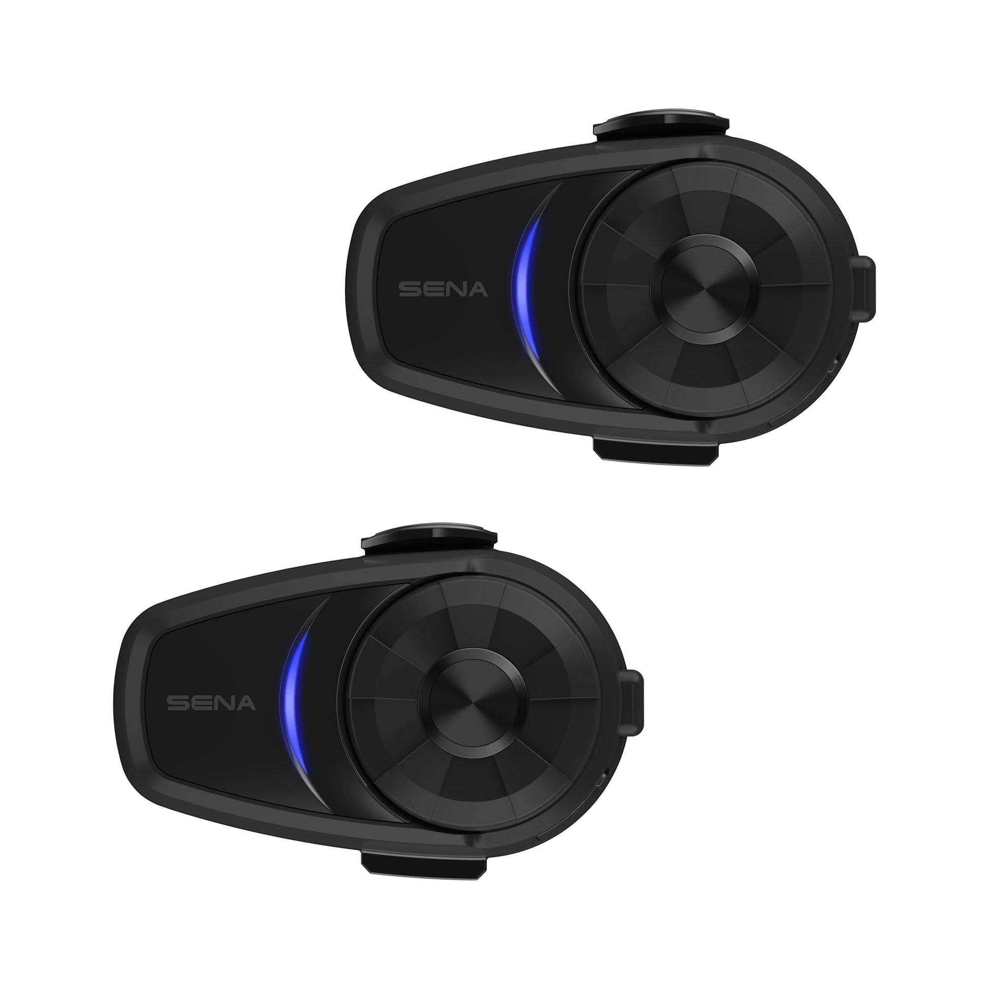 Sena 10S - Sistema de comunicación de Auriculares Bluetooth para Motocicleta, Paquete Dual