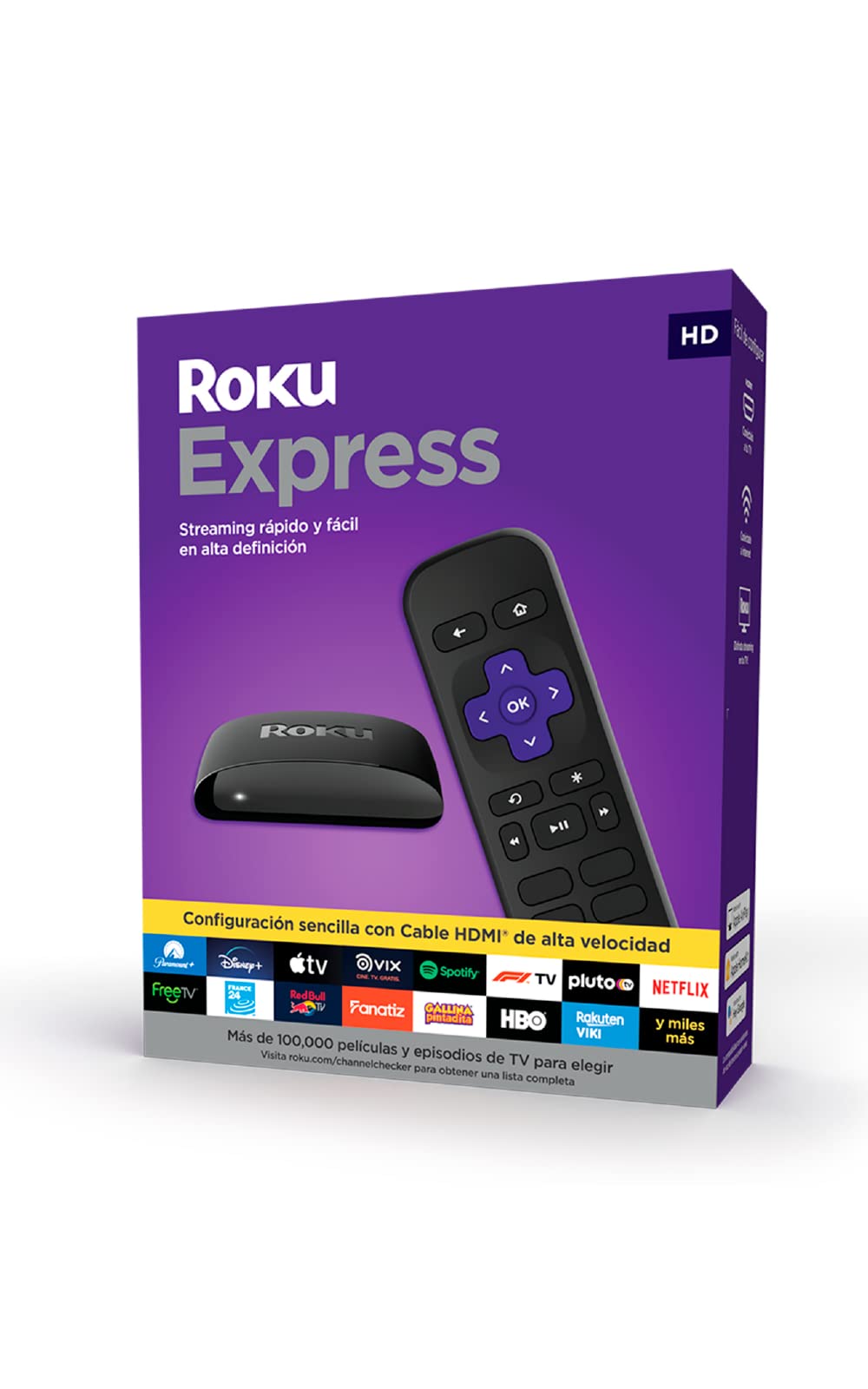 ROKU Express Dispositivo de Streaming HD con Garantía de 12 Meses en México