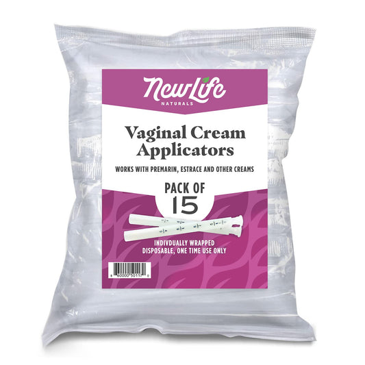 Aplicadores Vaginales Newlife Naturals Desechables Rosca Paquete de 15