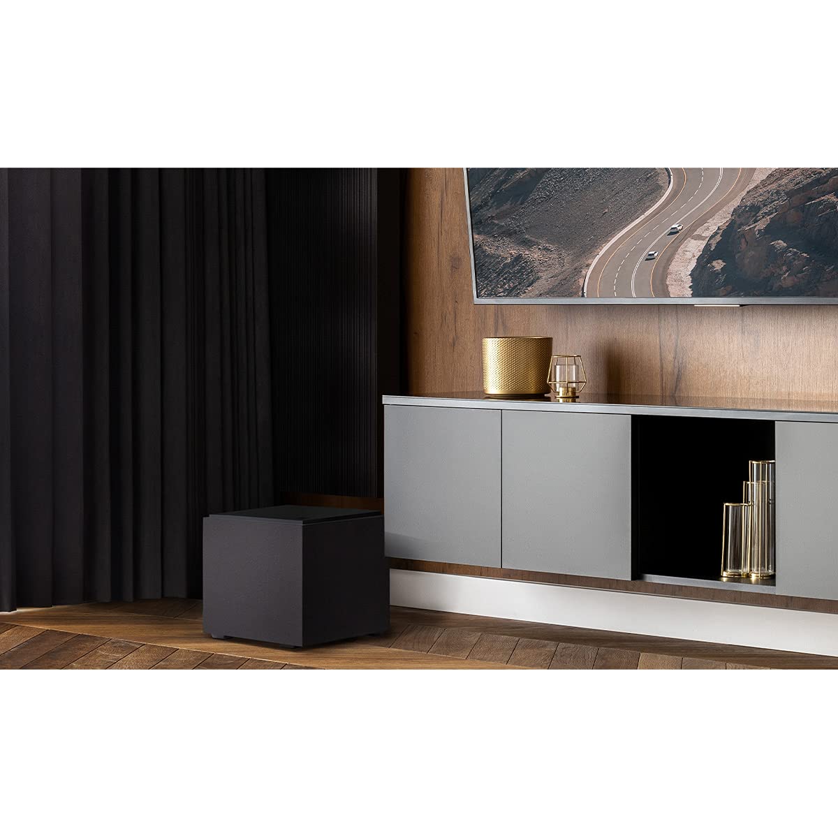 Definitive Technology DN8 8 Pulgadas – Nueva Arquitectura 3XR, Amplificador de Clase D Pico de 500 W y (2) radiadores de Graves acoplados a presión de 8 Pulgadas