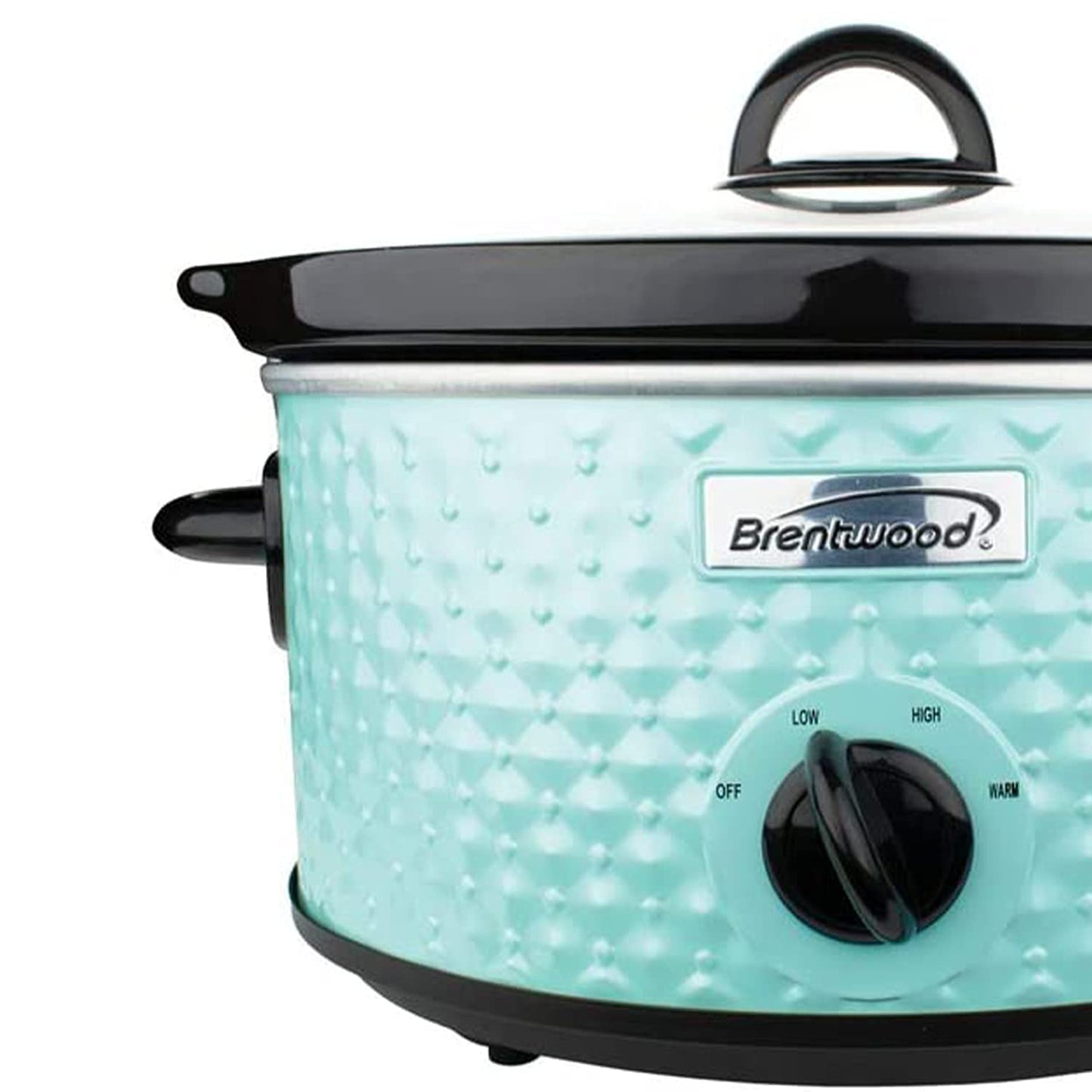 BRENTWOOD (R) APPLIANCES Olla De Cocción Lenta Azul 3.5 Cuartos