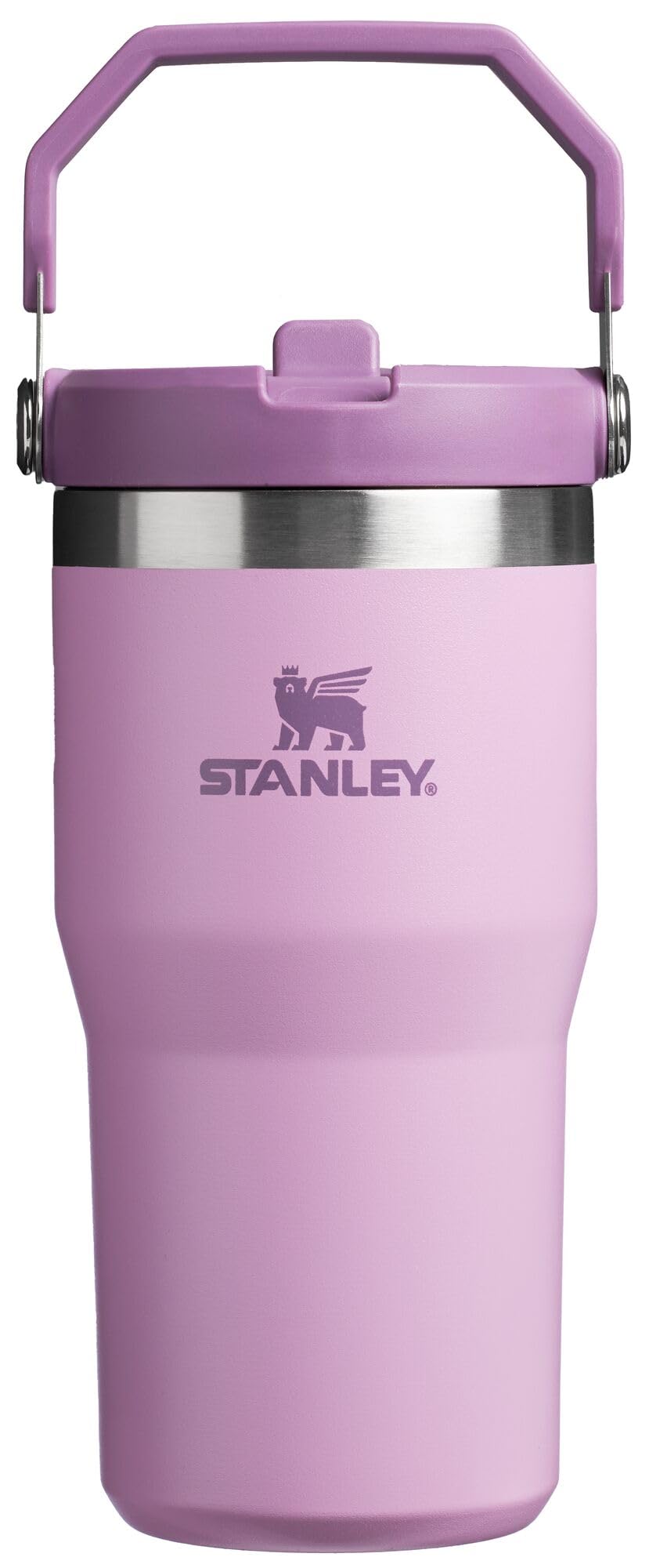 Vaso de Acero Inoxidable Stanley IceFlow Azul con Popote Resistente a Fugas