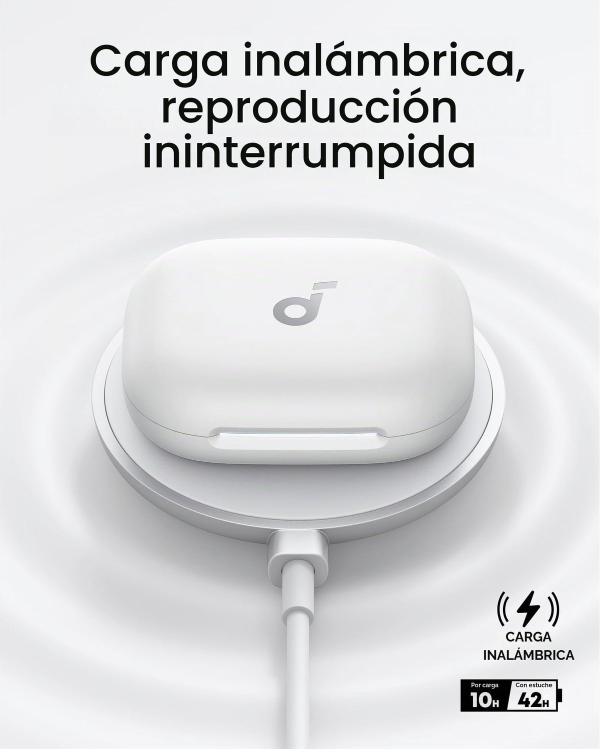Audífonos de Oído Abierto Soundcore AeroFit 2 Blanco de Anker
