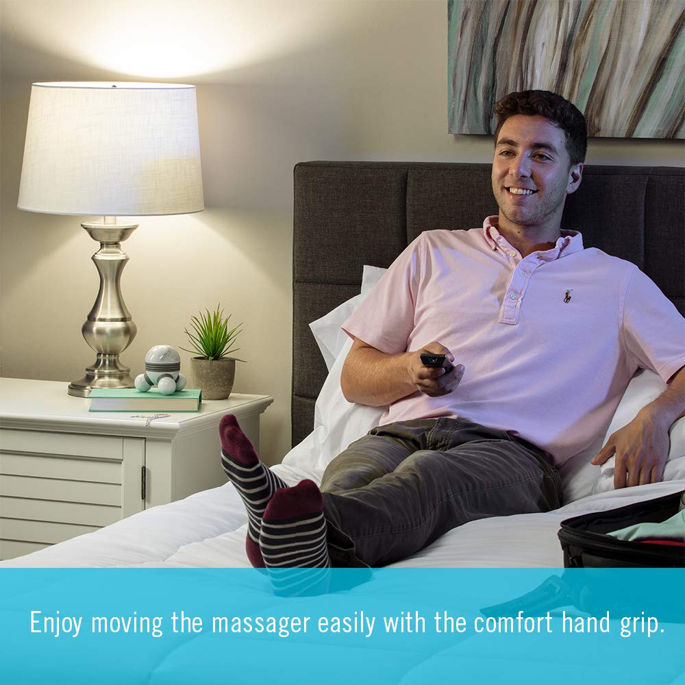 HoMedics Marbelous Mini Masajeador con Vibración Masaje con Agarre Confort y Pilas Incluidas