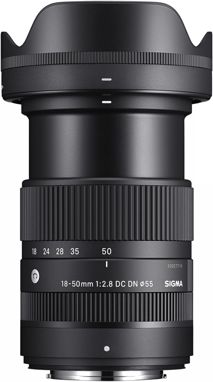 Sigma 18-50 mm f2.8 DC DN Lente contemporánea para Sony E con Sunshine Photo Advanced Bundle - 4 años de garantía del fabricante de Estados Unidos