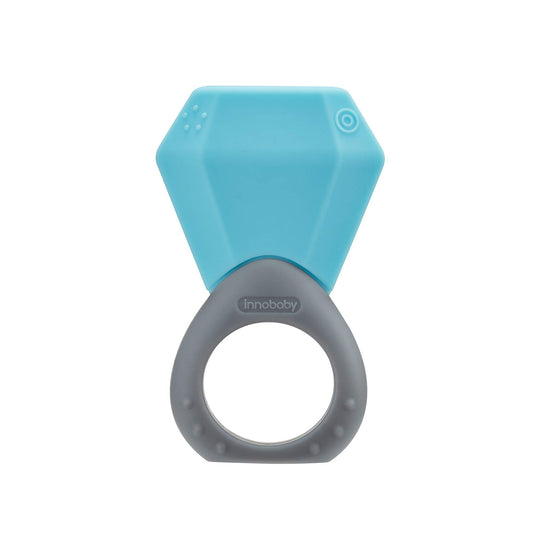 INNOBABY TEETHIN' - Anillo de piedra natal inteligente - Marzo (aguamarina)