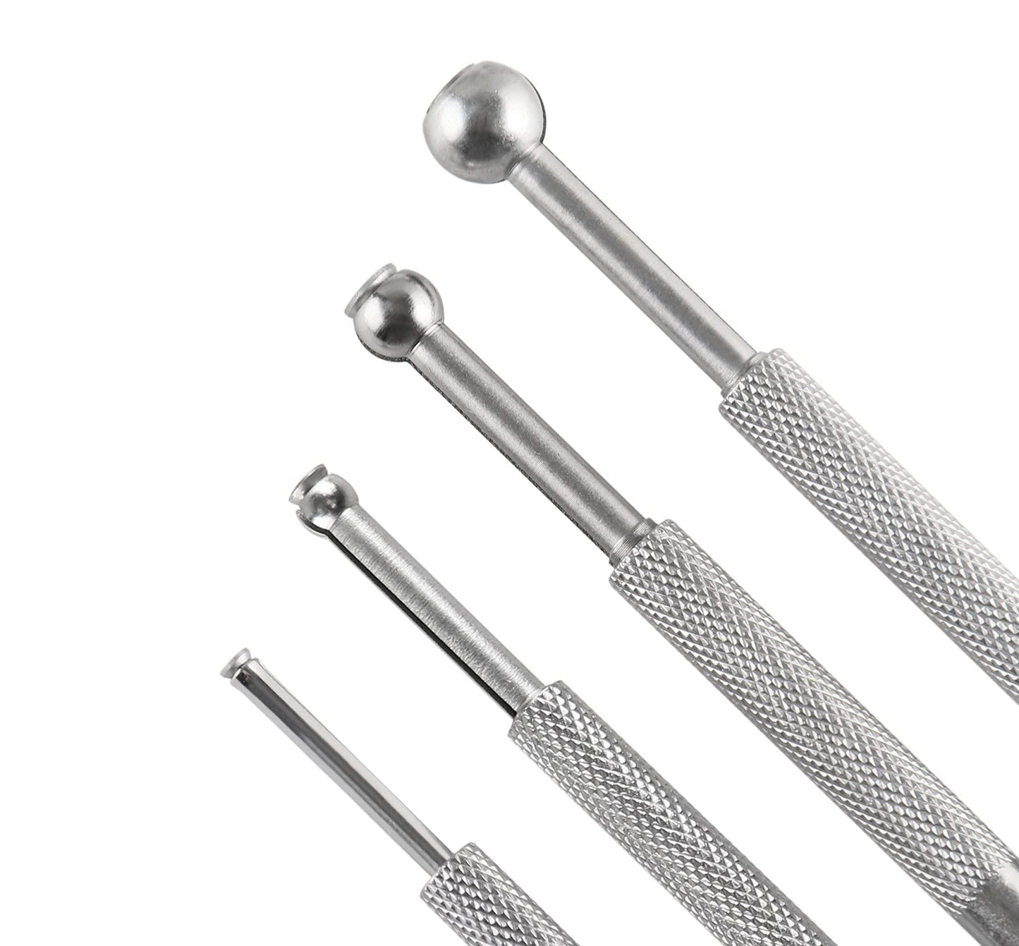 Accusize - 0.125-0.300 Calibradores para Agujeros Pequeños 4 Piezas en Estuche, Medio Circulo, #EG04-5001